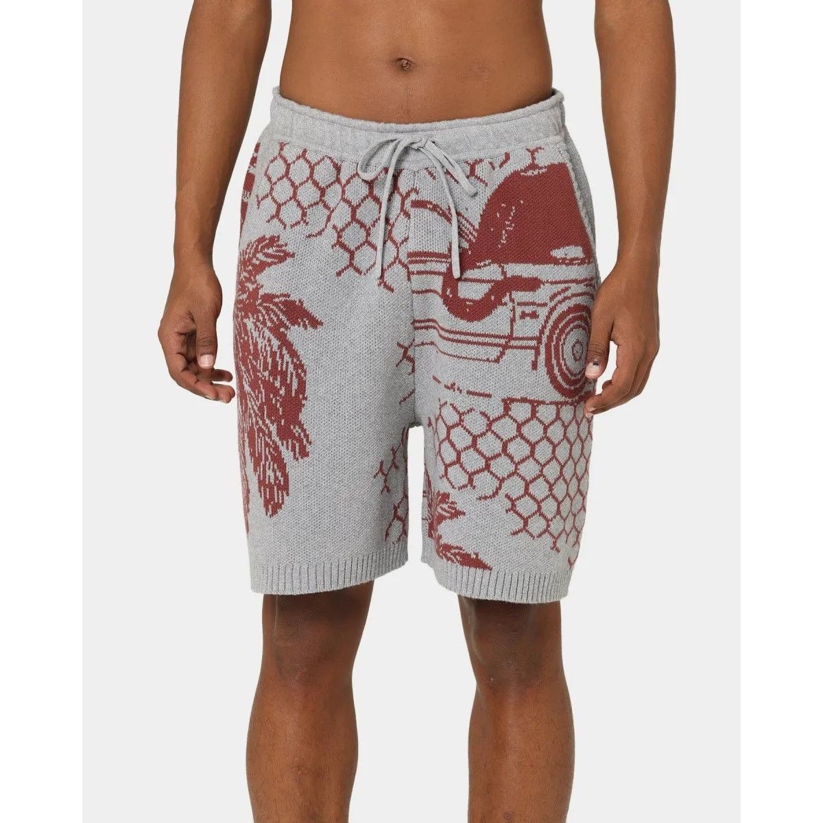 Honor the Gift Honor The Gift Men's Jungle Heavyweight Knit Cotton Shorts Size US 36 / EU 52 - 4 Thumbnail
