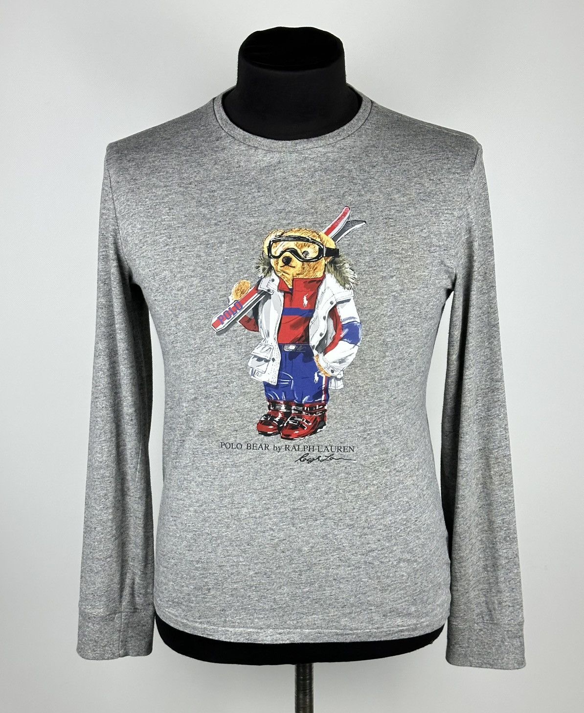 POLO RALPH LAUREN Polo Martini Ski Bear Long Sleeve T-Shirt