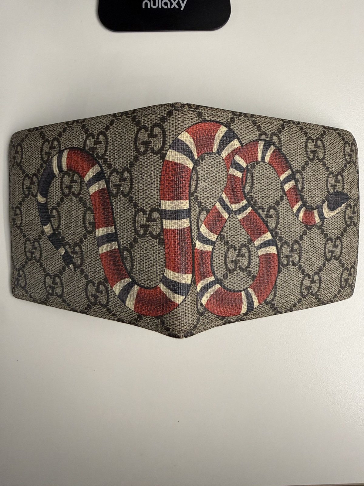 Gucci Authentic Gucci GG Supreme Kingsnake Bifold Size ONE SIZE - 1 Thumbnail