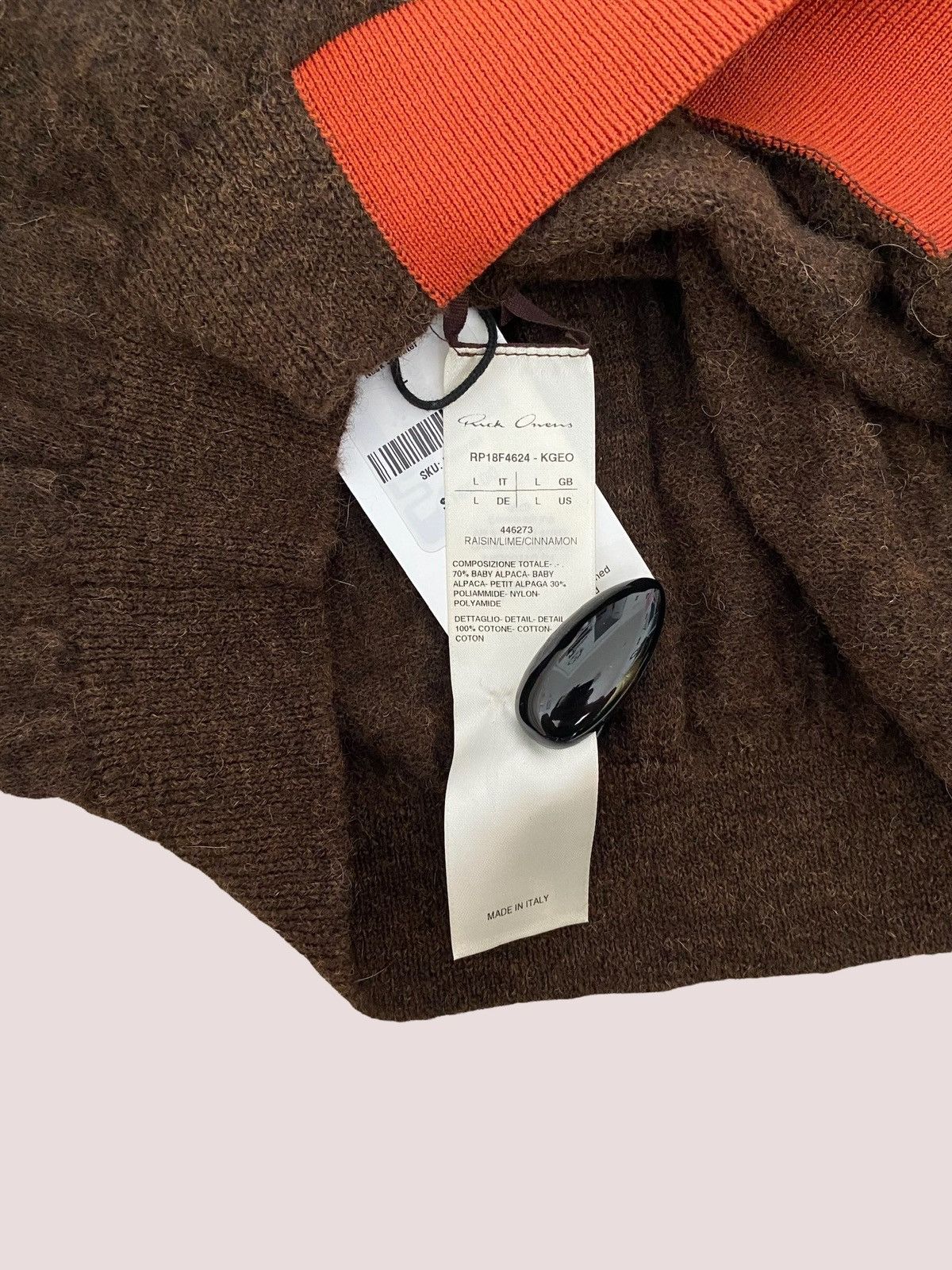 Rick Owens Alpaca Knit Sweater FW18 Sisyphus Size US L / EU 52-54 / 3 - 3 Thumbnail