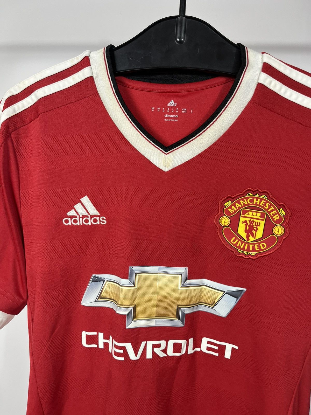 Adidas Adidas Manchester United 2015/16 Home Jersey Red Size M Size US M / EU 48-50 / 2 - 3 Thumbnail