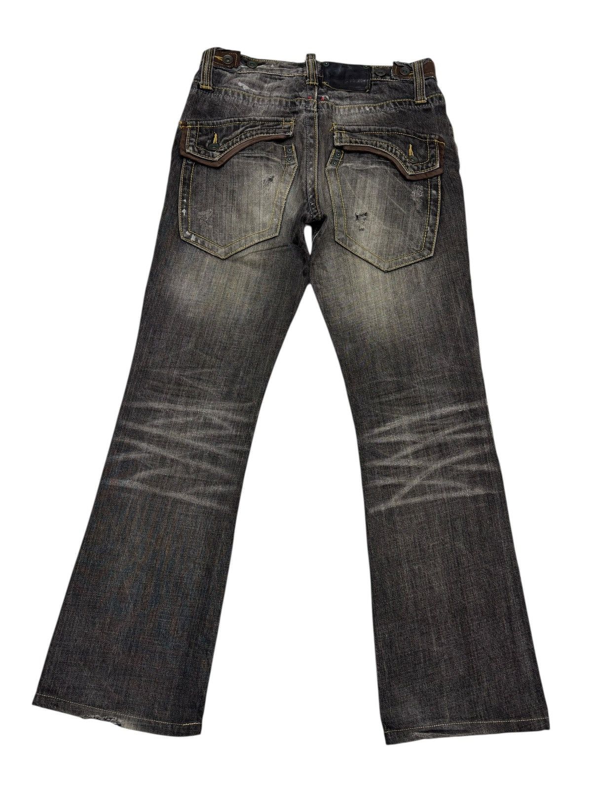 semanticdesign Semantic Design Punk Gothic Bootcut Distress Jeans Size 30" / US 8 / IT 44 - 8 Thumbnail