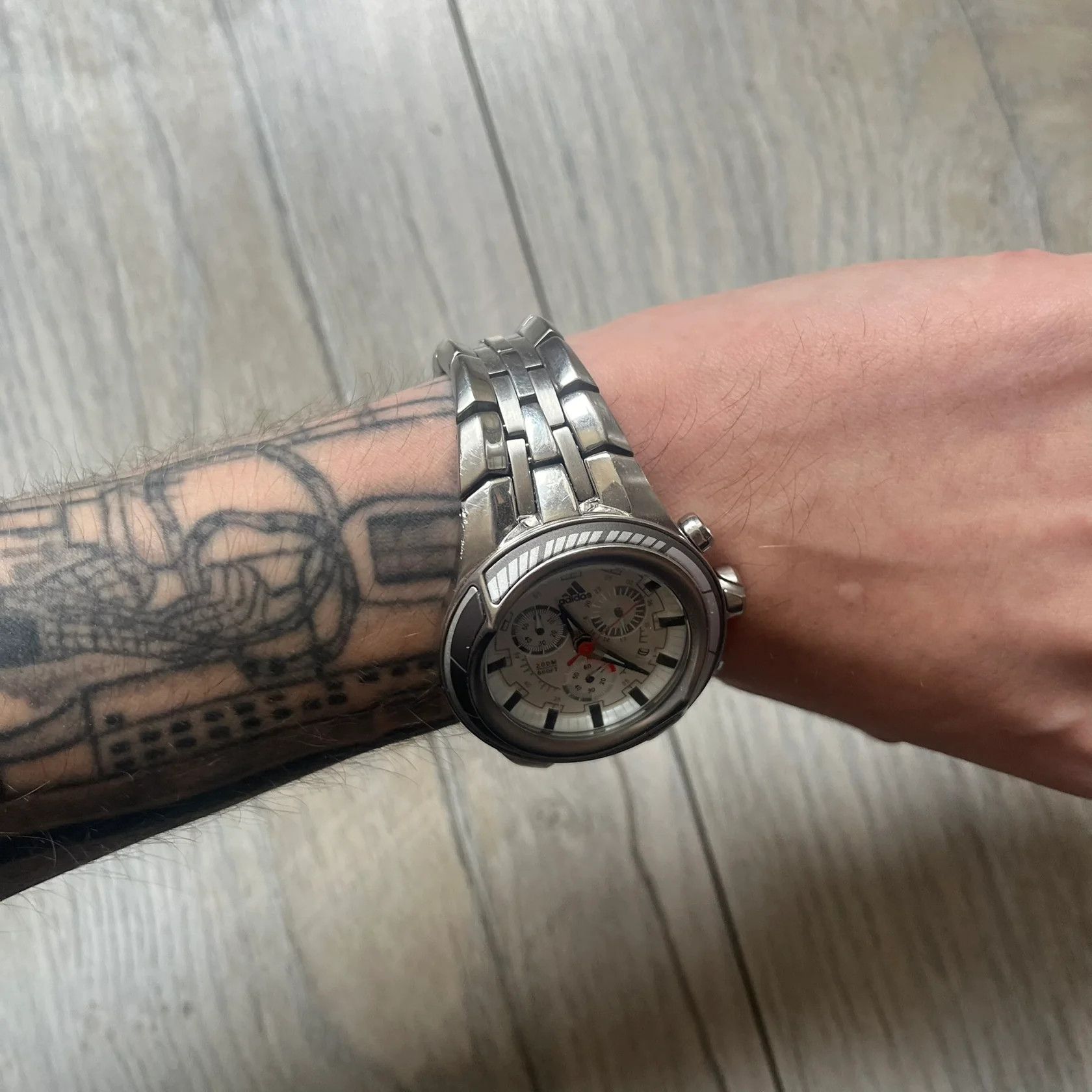 Adidas Adidas Adi-Star Pro Chrono ADP-1017 Analog Watch Size ONE SIZE - 3 Thumbnail