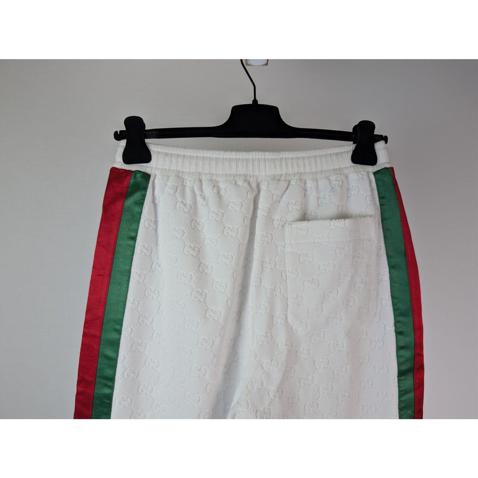 Gucci o1rshd1 GG Cotton Terry Cloth Jogging Pants in White Size US 32 / EU 48 - 11 Thumbnail