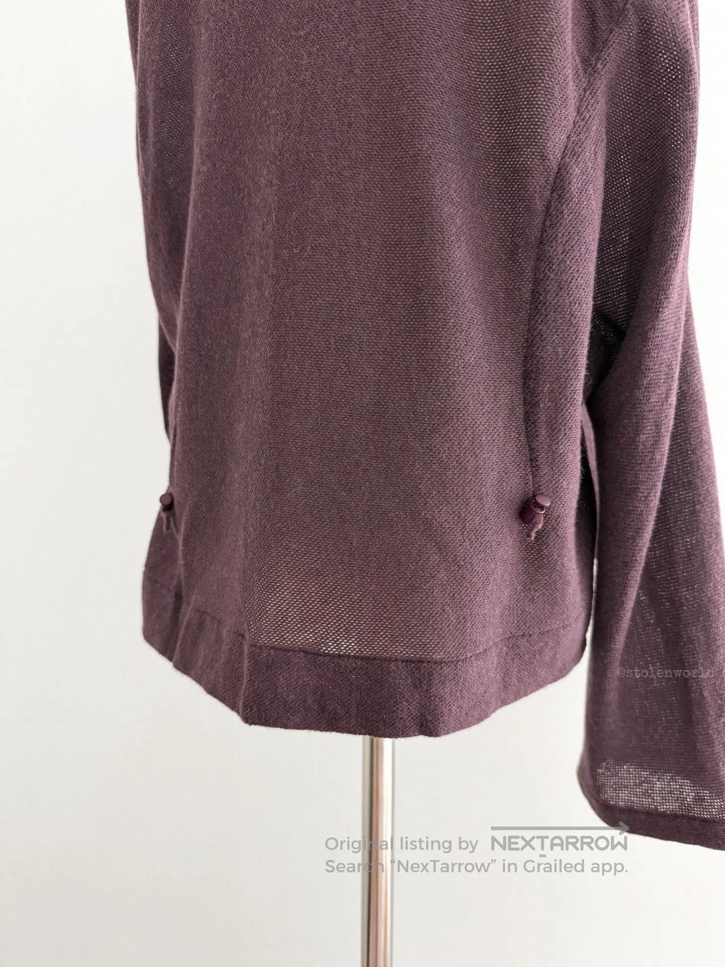 Yohji Yamamoto Yohji Yamamoto Y's Drawstring Top. Size L / US 10 / IT 46 - 8 Thumbnail