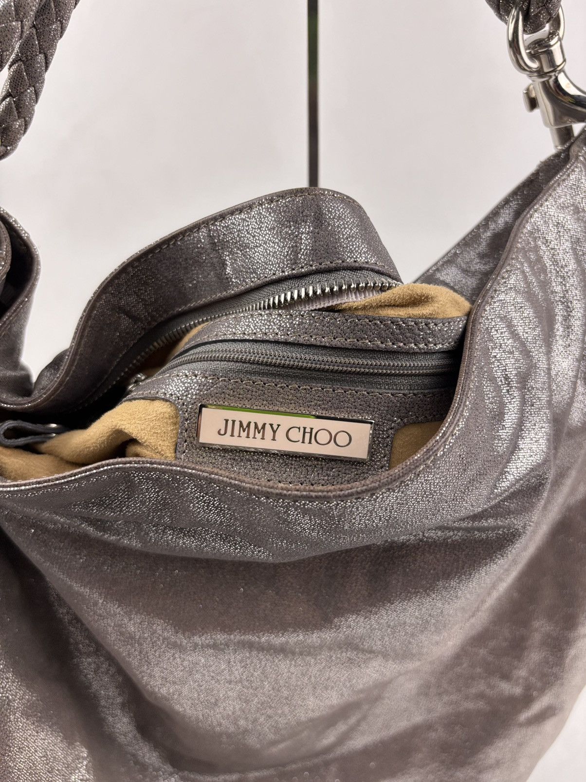 Jimmy Choo Jimmy Choo Solar Metallic Saba Hobo Size ONE SIZE - 6 Thumbnail