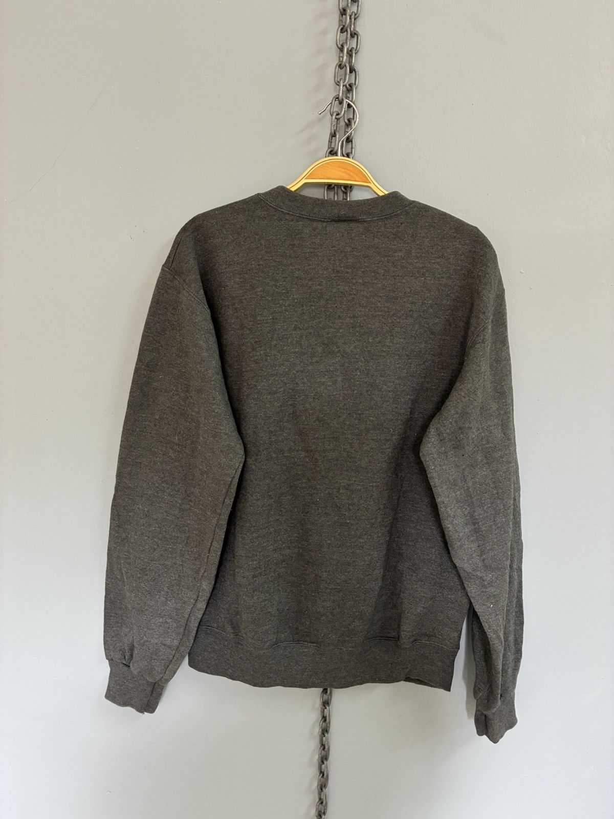 Vintage Vintage 90s plain sweatshirt Size US M / EU 48-50 / 2 - 2 Thumbnail