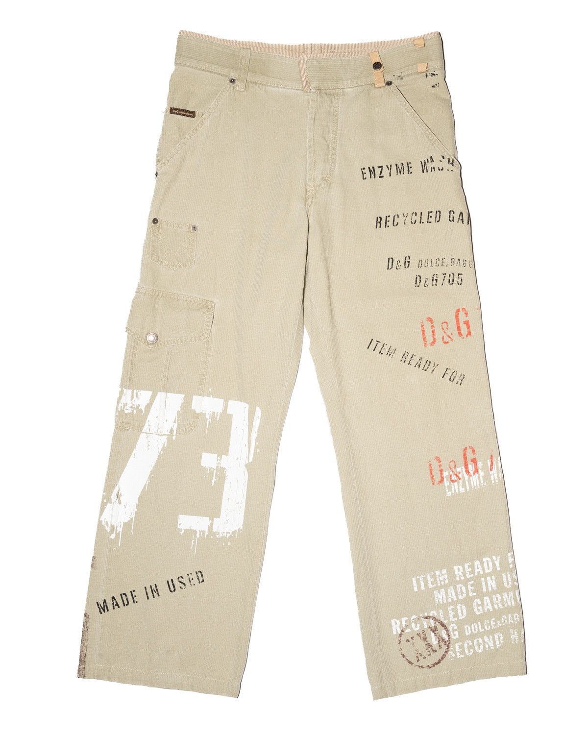 Dolce & Gabbana SS2005 Dolce & Gabbana Cargo Pants Size US 34 / EU 50 - 1 Thumbnail