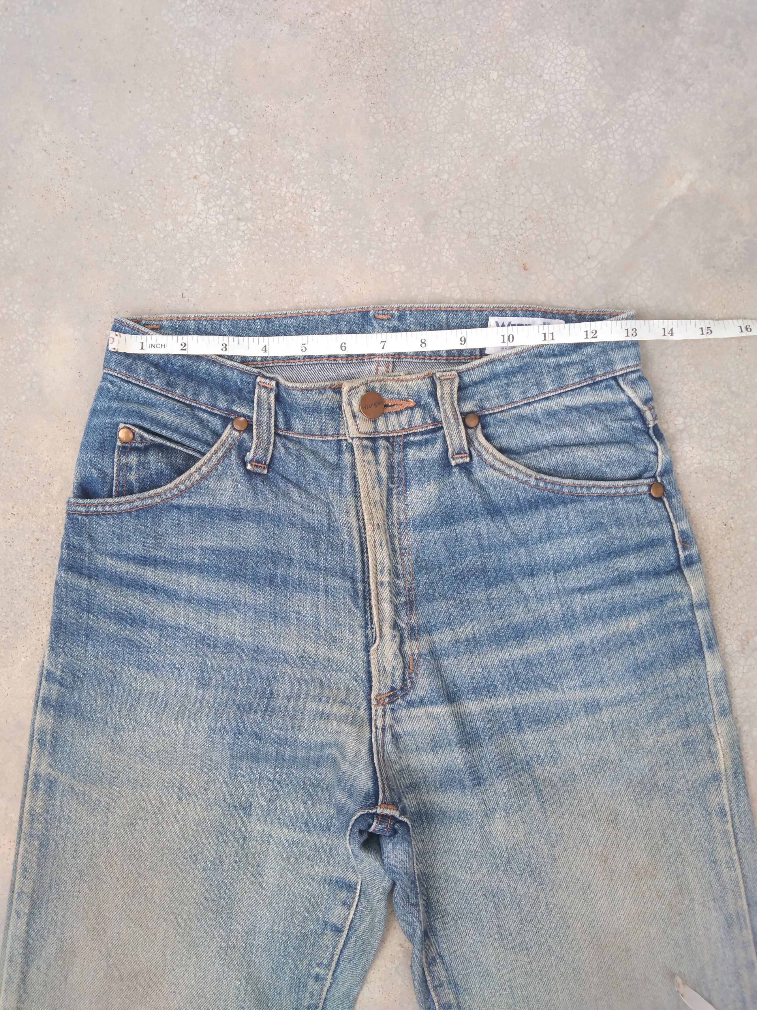 Japanese Brand × Jean × Vintage Vintage Rusty Wash Wrangler Distressed Jeans Size US 26 / EU 42 - 6 Thumbnail