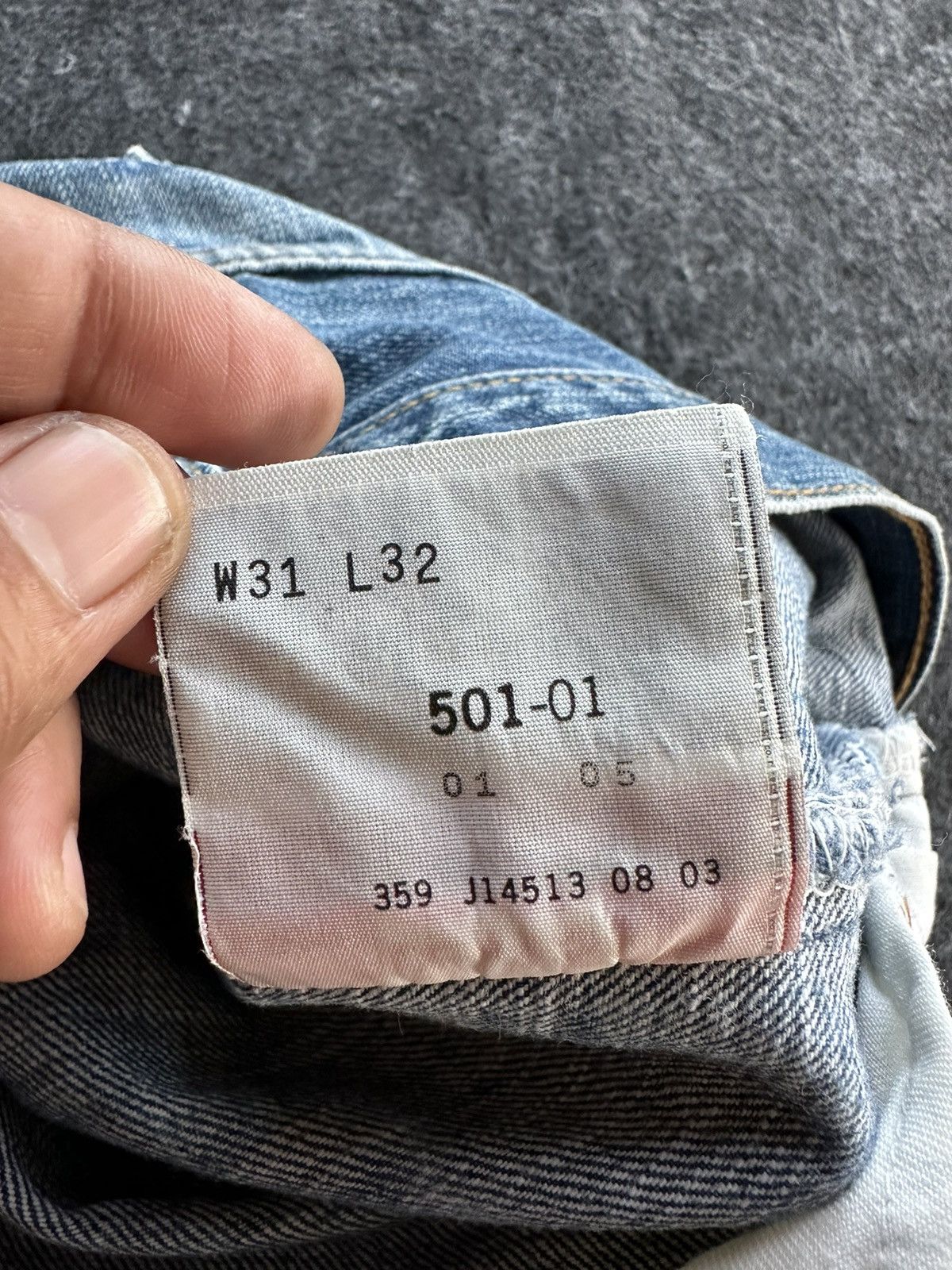 Levi's Levis 501 Distressed Blue Vintage Denim 30x28 D496 Size US 30 / EU 46 - 18 Thumbnail