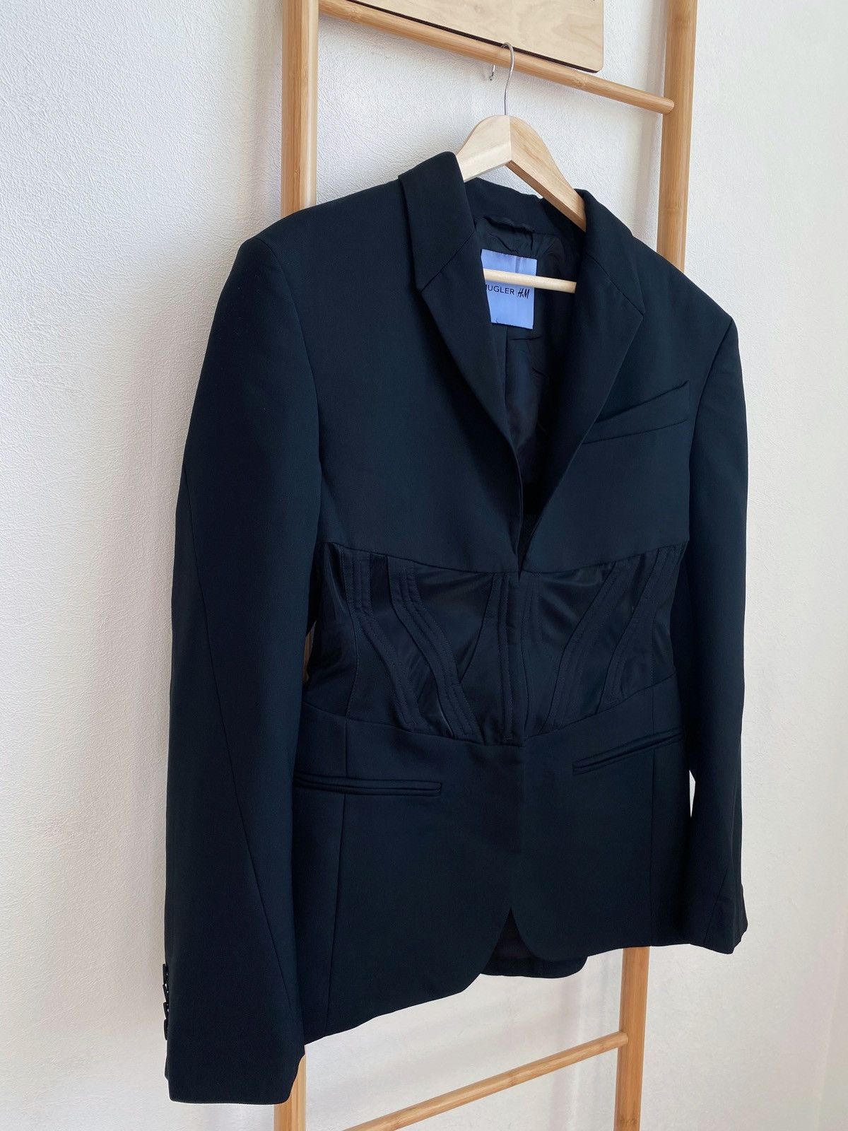Mugler Mugler x H&M Corset Style Wool Blazer Size M / US 6-8 / IT 42-44 - 23 Thumbnail