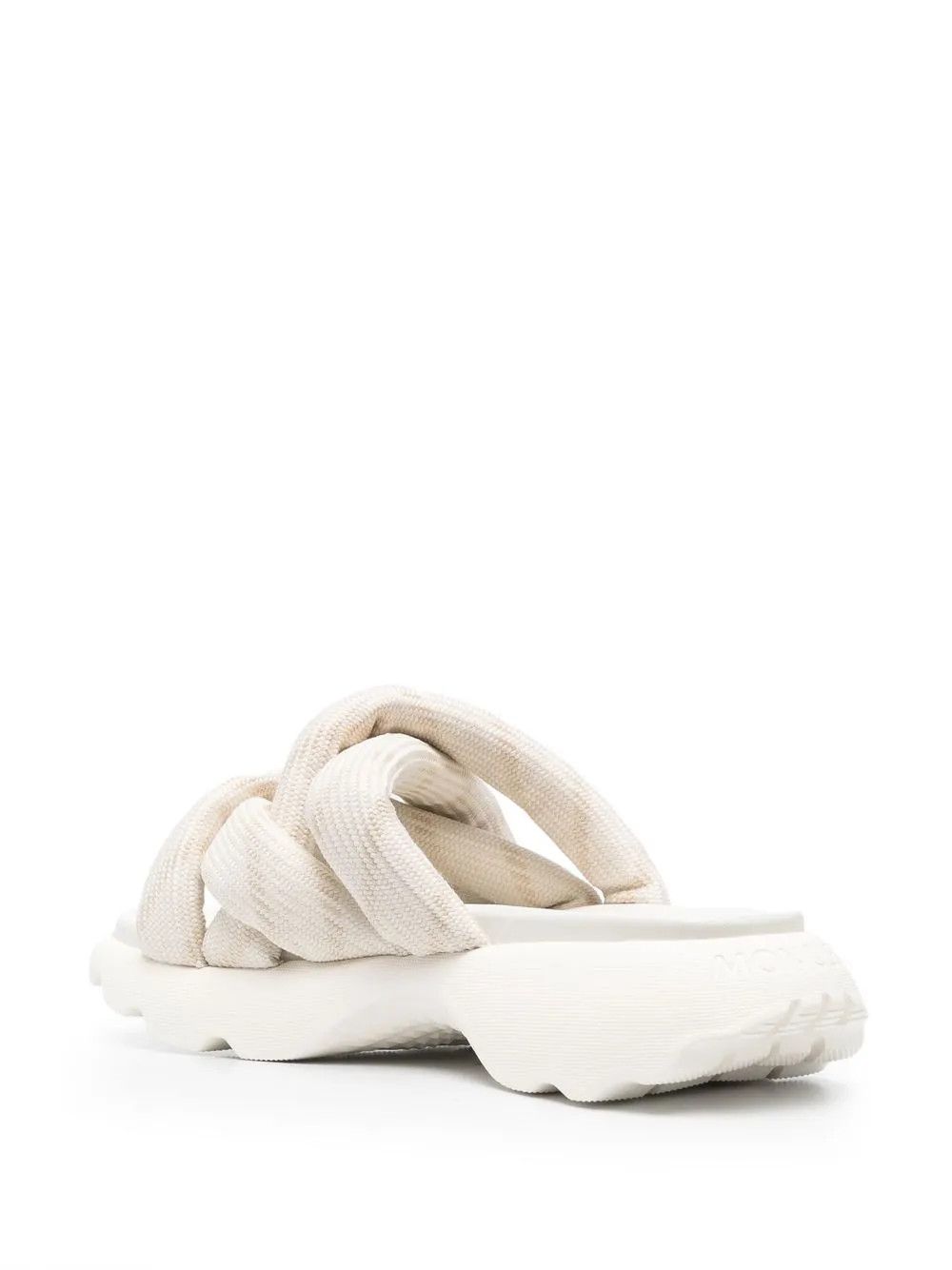 Moncler o1y1125 Slippers in White/Beige Size US 8 / IT 38 - 3 Thumbnail