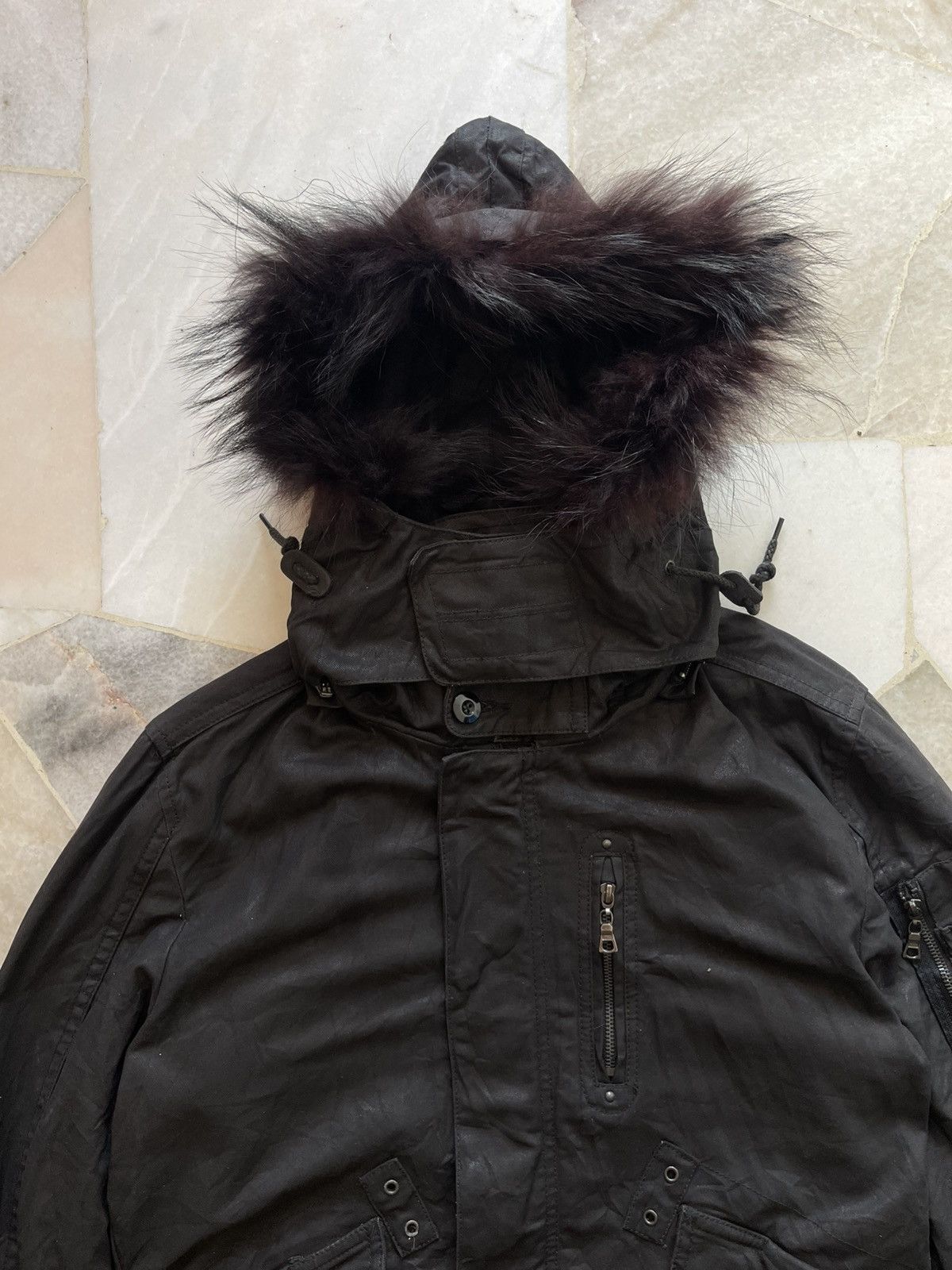 Tornado Mart 2000s Tornado Mart Parka Wx With Raccon Fur Hoodie Size US M / EU 48-50 / 2 - 2 Thumbnail