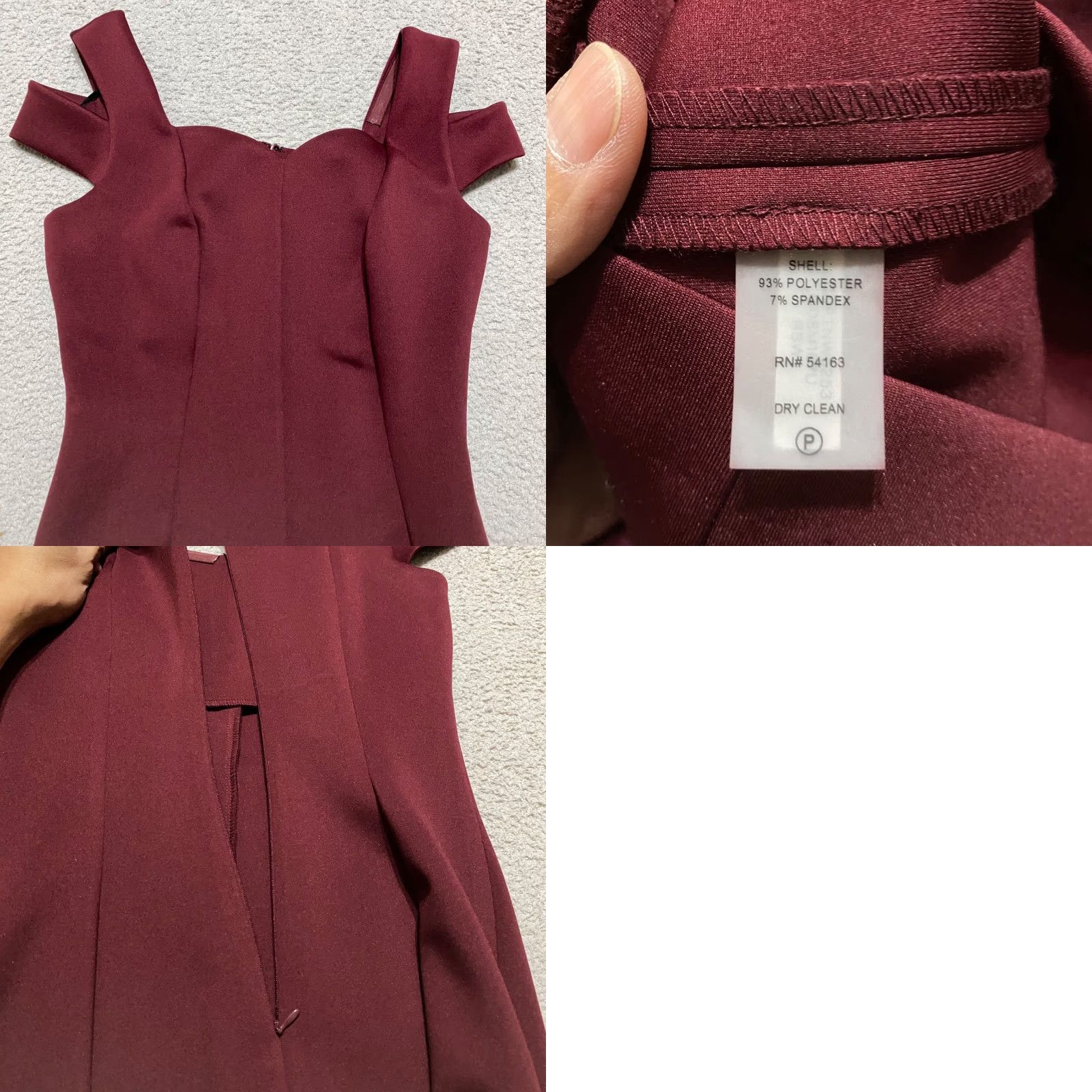 Calvin Klein Calvin Klein Dress Women's 2 Red Sleeveless Sheath Zip Cut Out Knee Length NWT Vintage No Size XS / US 0-2 / IT 36-38 - 8 Thumbnail