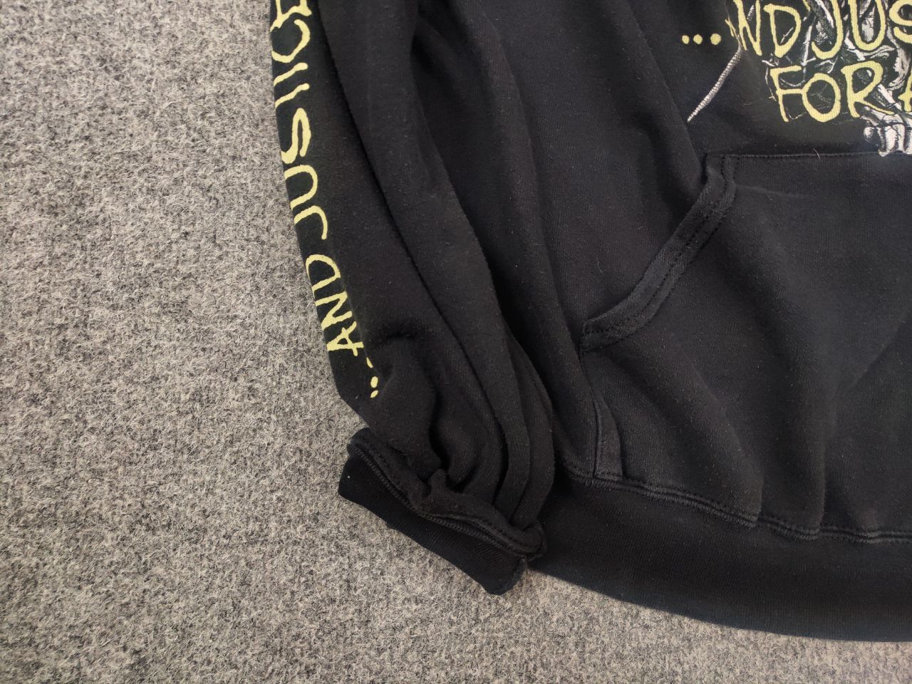 Vintage Vintage Metalicca Justice for All Black Hoodie Rock 90's Size US L / EU 52-54 / 3 - 7 Thumbnail