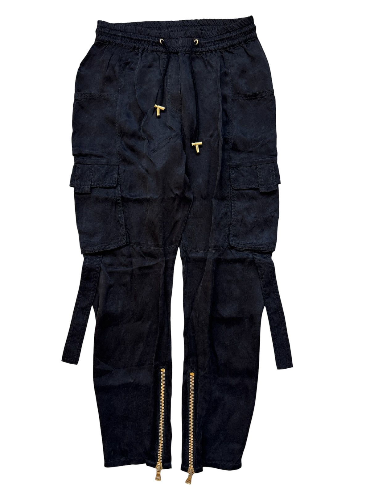 Balmain Balmain Decarnin Black Double Zip Biker | Grailed