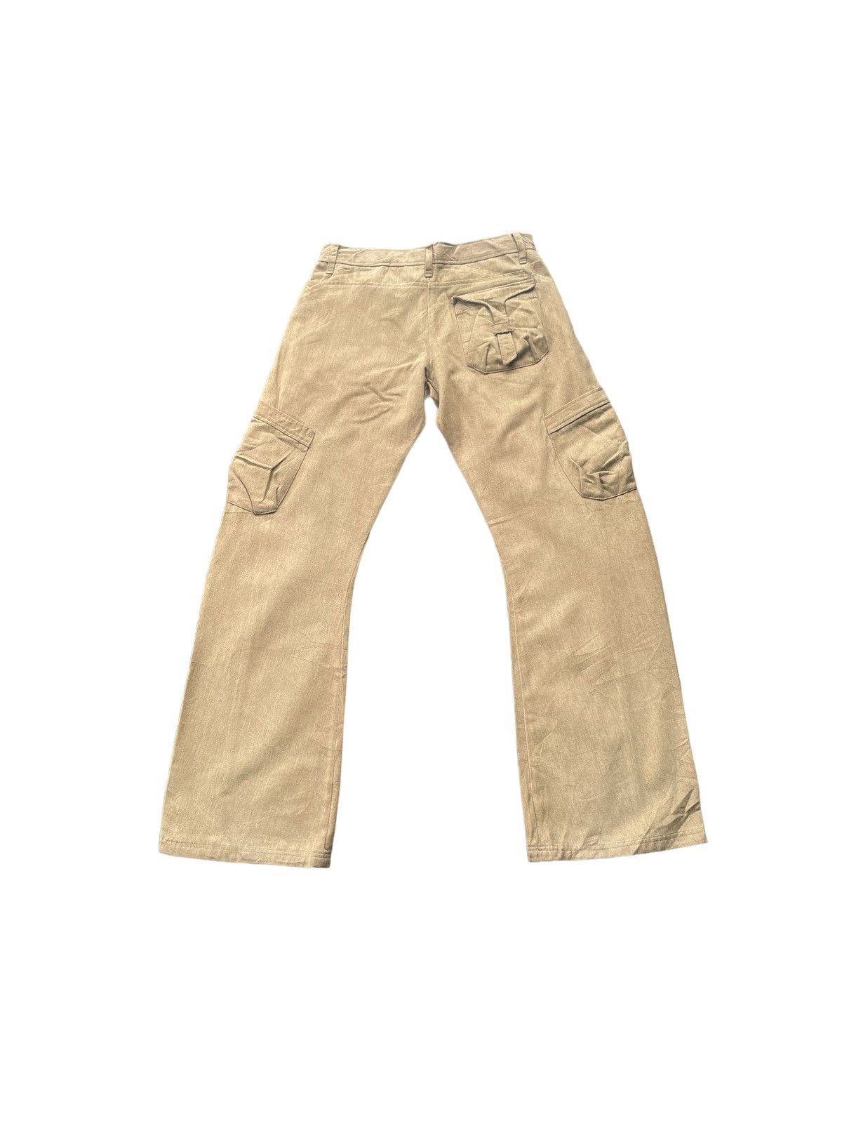 If Six Was Nine × Japanese Brand × Le Grande Bleu (L.G.B.) Vintage Lao Targa Flare Cargo Pant Size 30" / US 8 / IT 44 - 6 Thumbnail