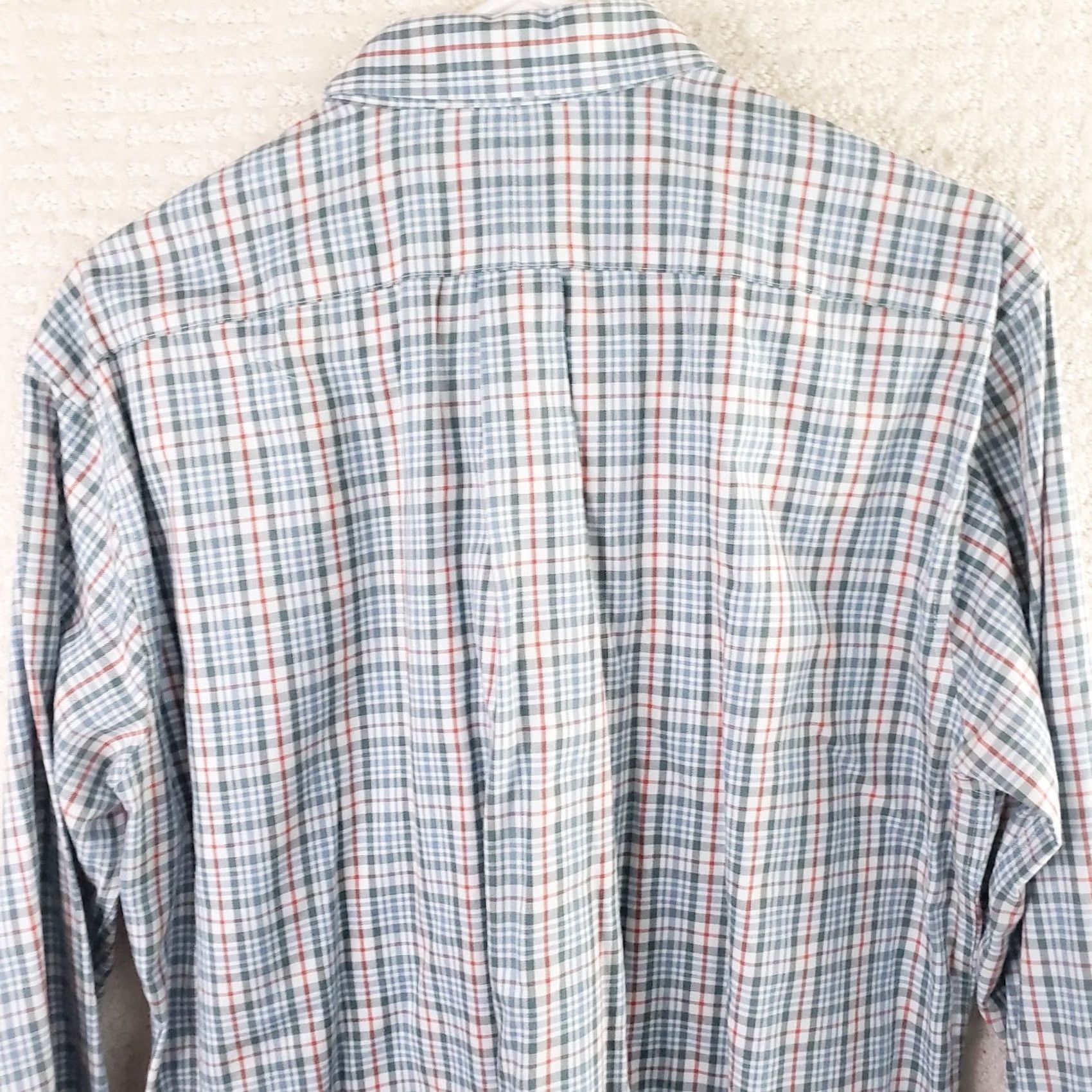 Vintage L.L. Bean Button-Down Shirt Mens Medium Blue Plaid Long Sleeve Traditional Fit Size US M / EU 48-50 / 2 - 7 Thumbnail