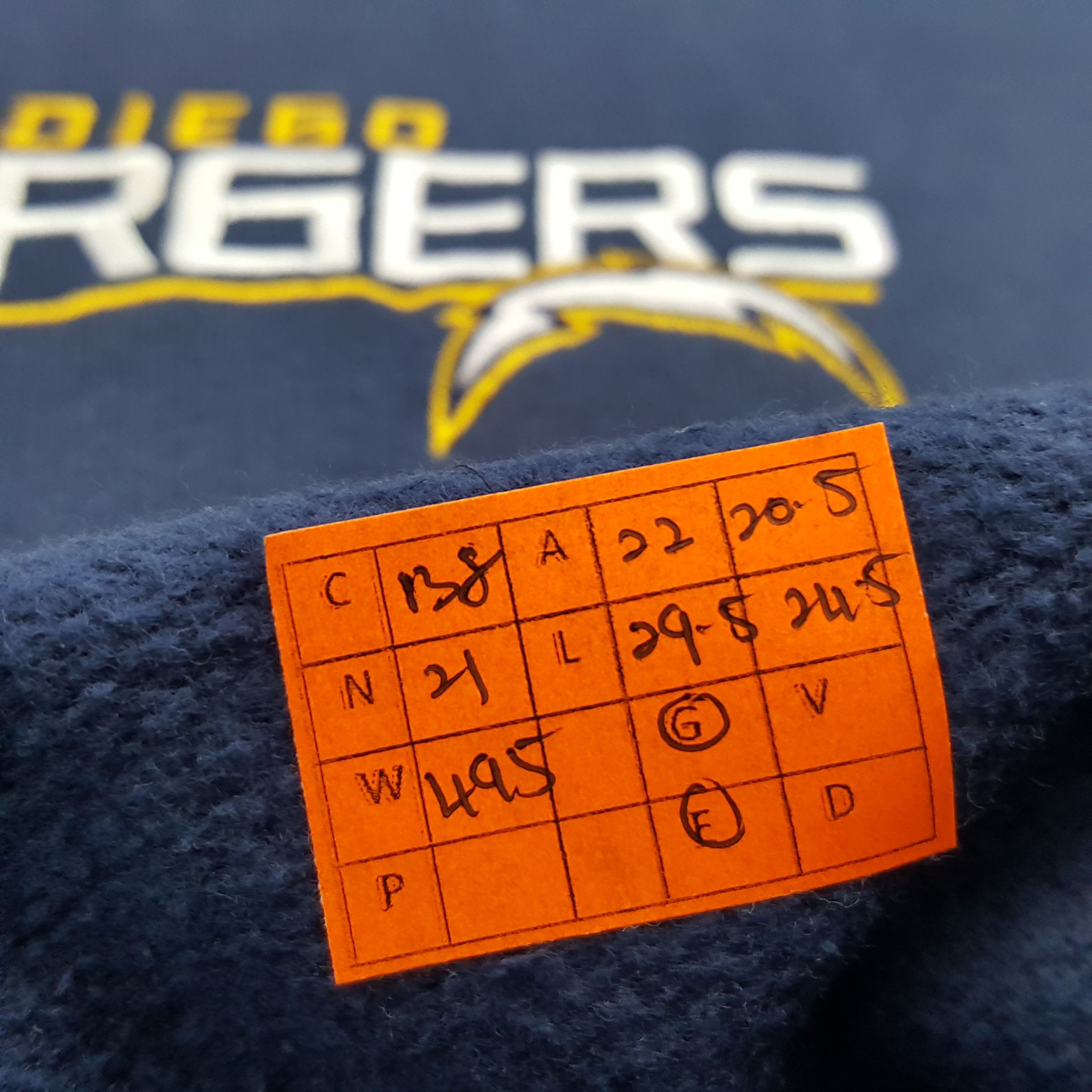 NFL × Vintage Vintage NFL San Diego Chargers American Football Team Hoodie Size US M / EU 48-50 / 2 - 10 Thumbnail