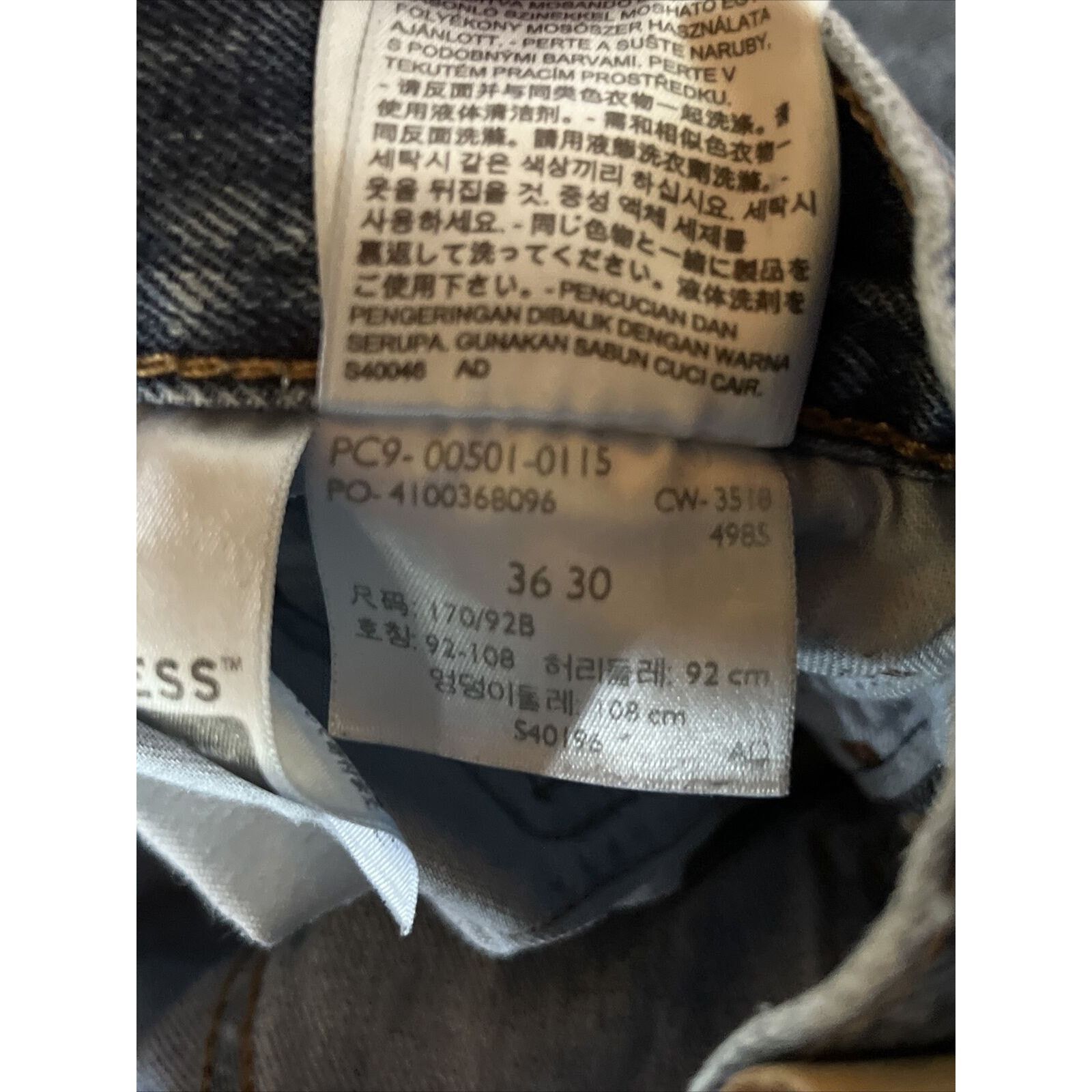 Levi's Levi's 501 XX Men 36x30 Blue Denim Jeans Button Fly Med Wash Size US 36 / EU 52 - 13 Thumbnail