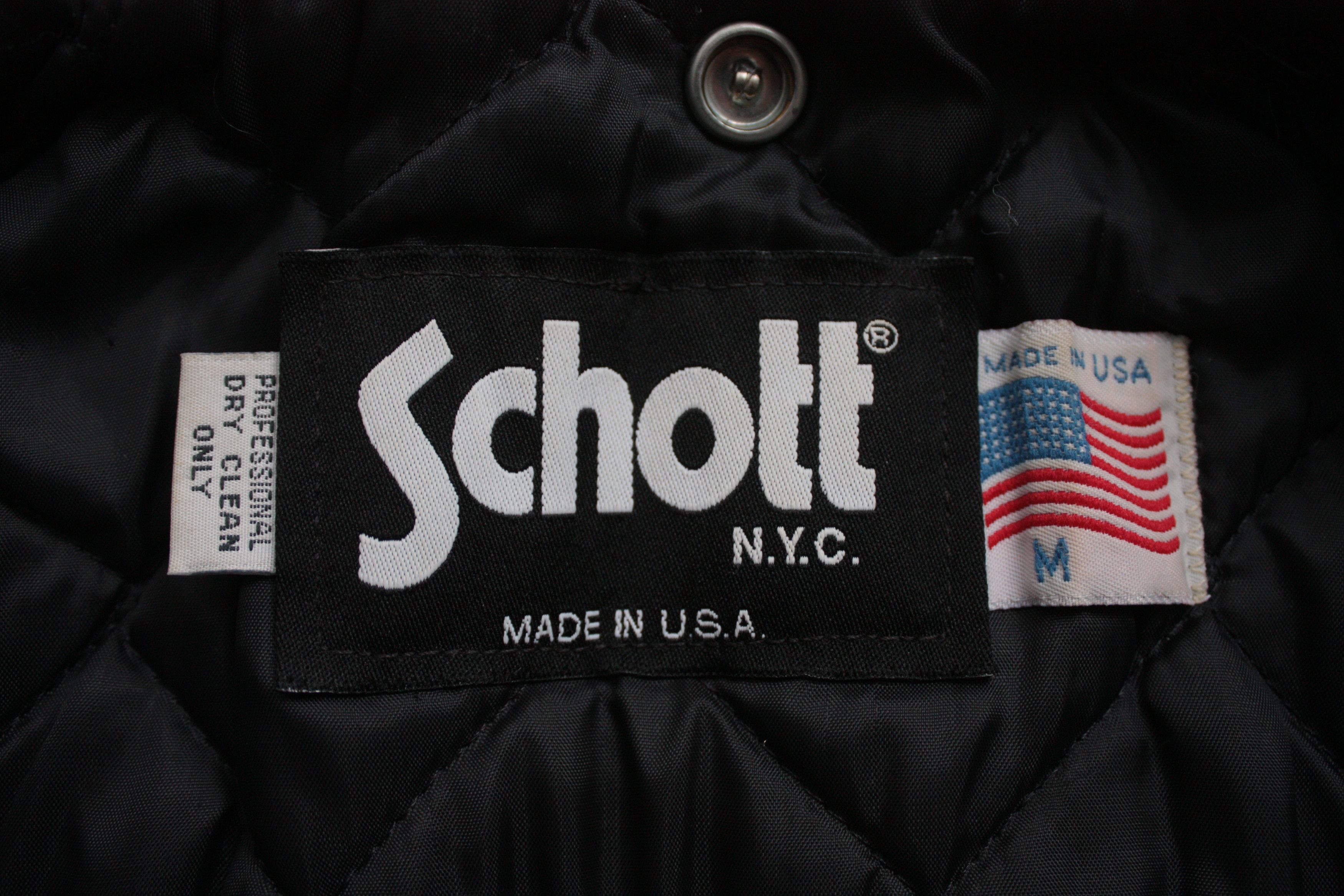 Schott Schott N.Y.C. Silver Nylon Women's Jacket Size M Made In USA Size M / US 6-8 / IT 42-44 - 5 Thumbnail