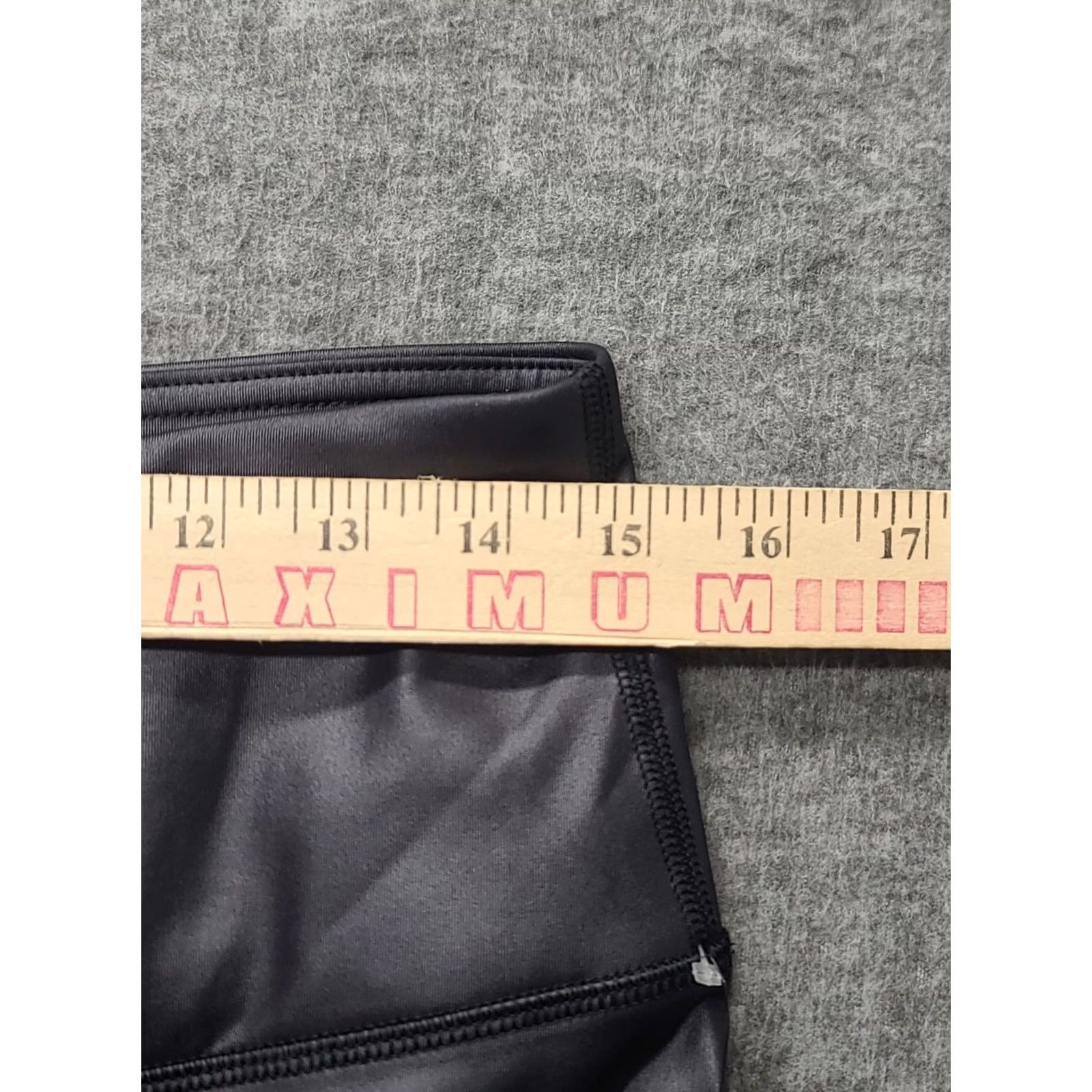 Vintage 90 Degree by Reflex Leggings Womens L High Waisted Interlink Cire Black Polyester Spandex Ankle Yoga Activewear Womens L Size 36" / US 14 / IT 50 - 4 Thumbnail