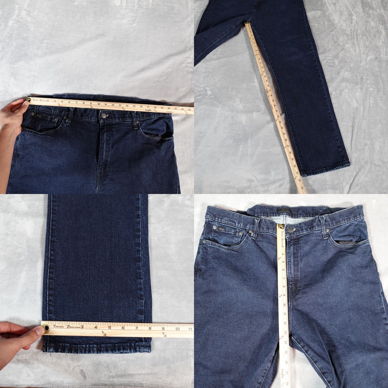 Polo Ralph Lauren Polo Ralph Lauren Prospect Denim Jeans Mens 41 (Fits 41x32) Straight Stretch 5-Pocket Denim Size US L / EU 52-54 / 3 - 8 Thumbnail