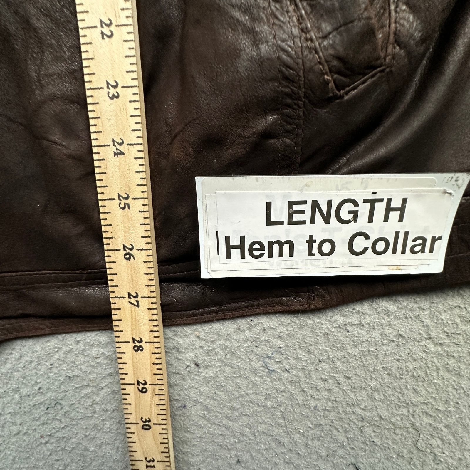 Remy Remy Leather Bomber Full Zip Bomber Jacket Mens XL 46 Brown Size US XL / EU 56 / 4 - 5 Thumbnail