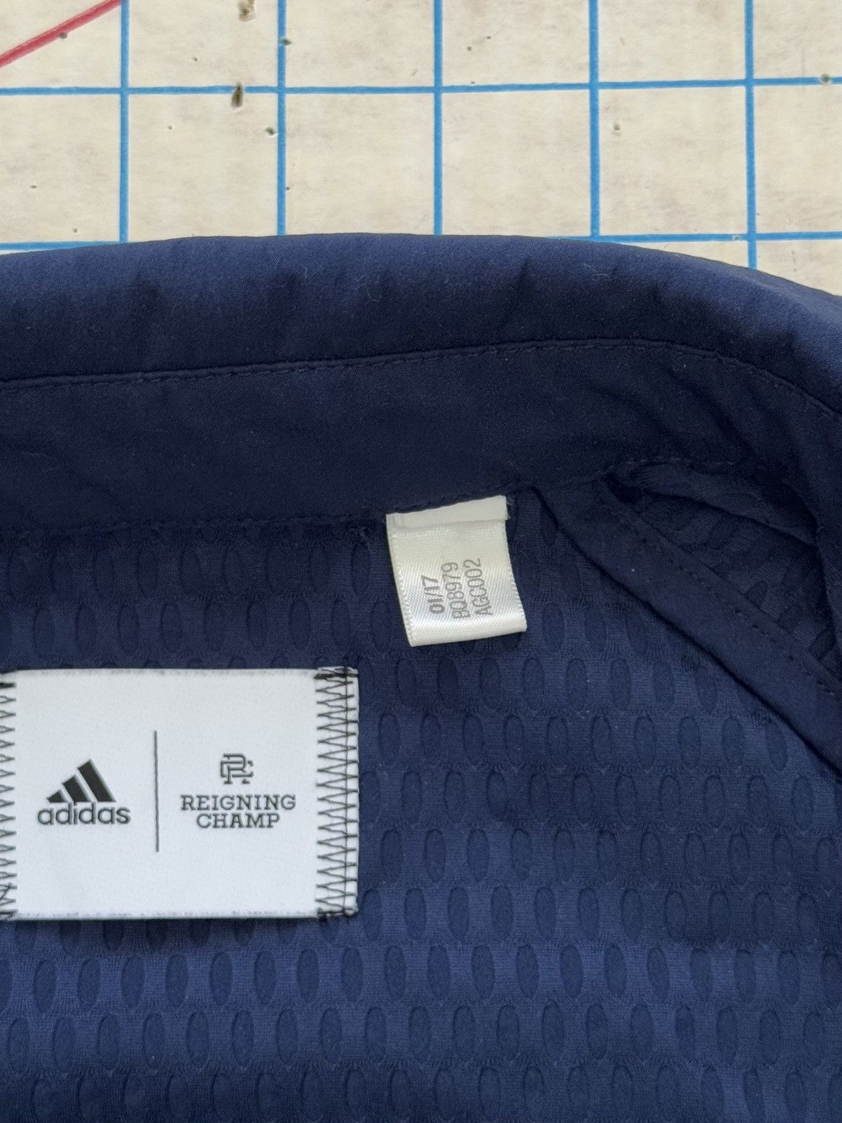 Adidas × Reigning Champ Adidas x Reigning Champ Coaches Jacket Navy Fits Mens XL Size US XL / EU 56 / 4 - 9 Thumbnail