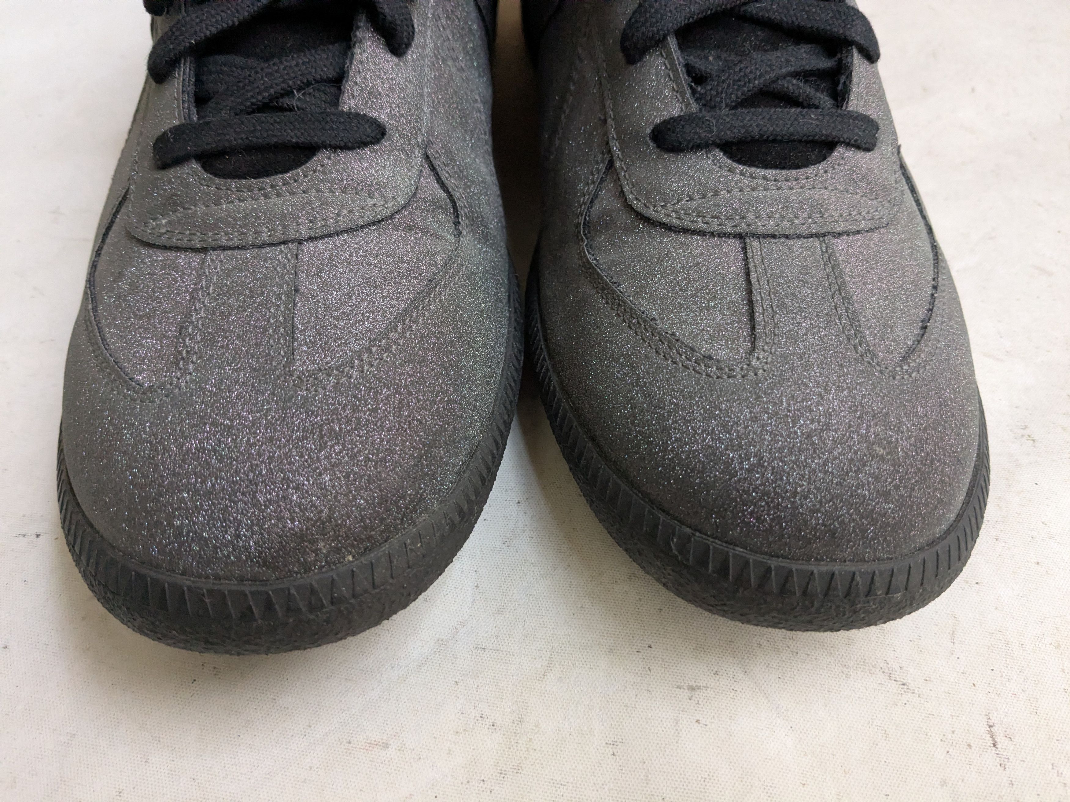 Maison Margiela Maison Margiela GAT Replica Glitter Black 12 45 Low Tops Size US 12 / EU 45 - 3 Thumbnail