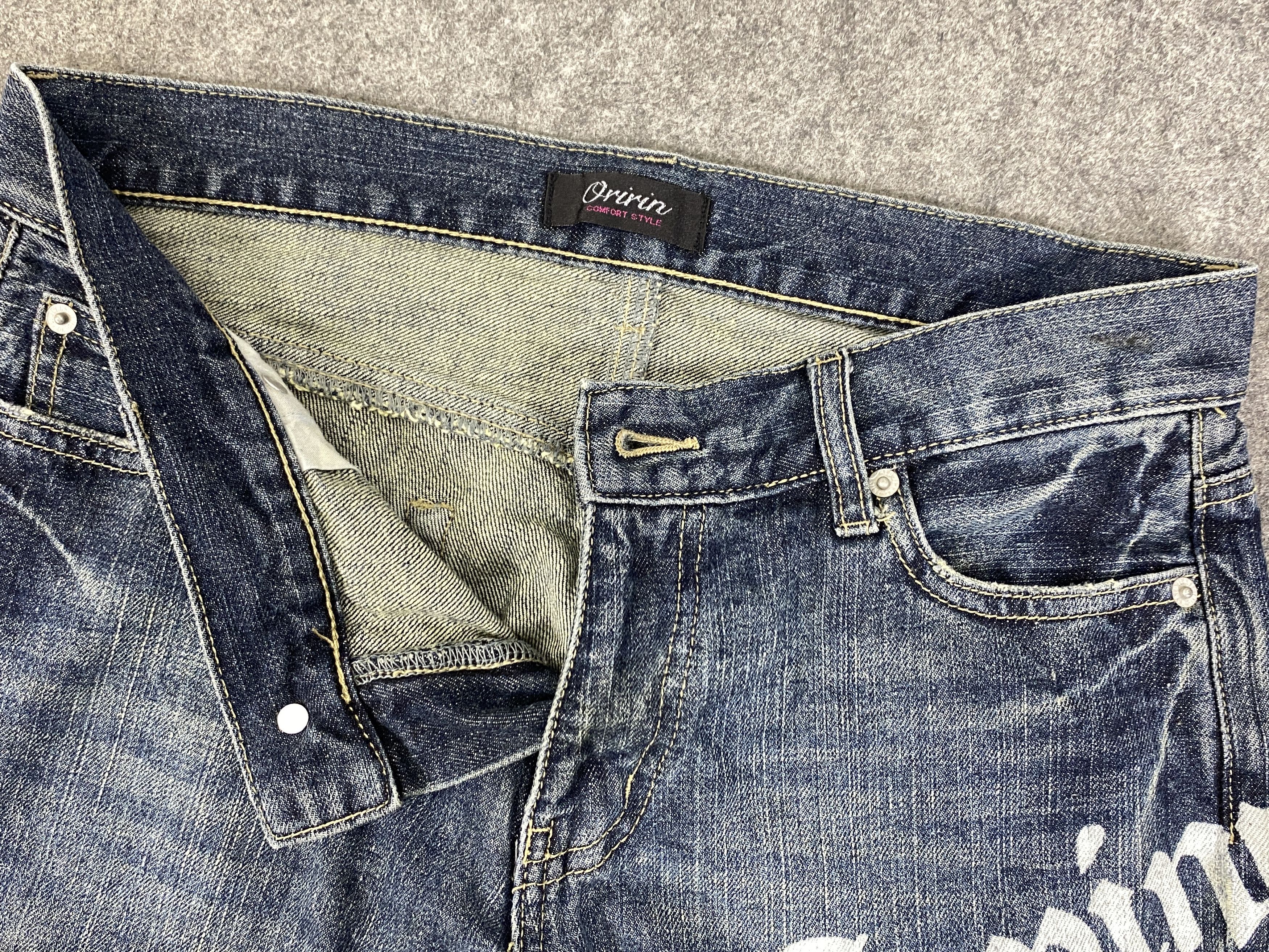 If Six Was Nine Ripped Blue Vintage Oririn Jeans 31x30 - JN3253 Size US 31 - 7 Thumbnail