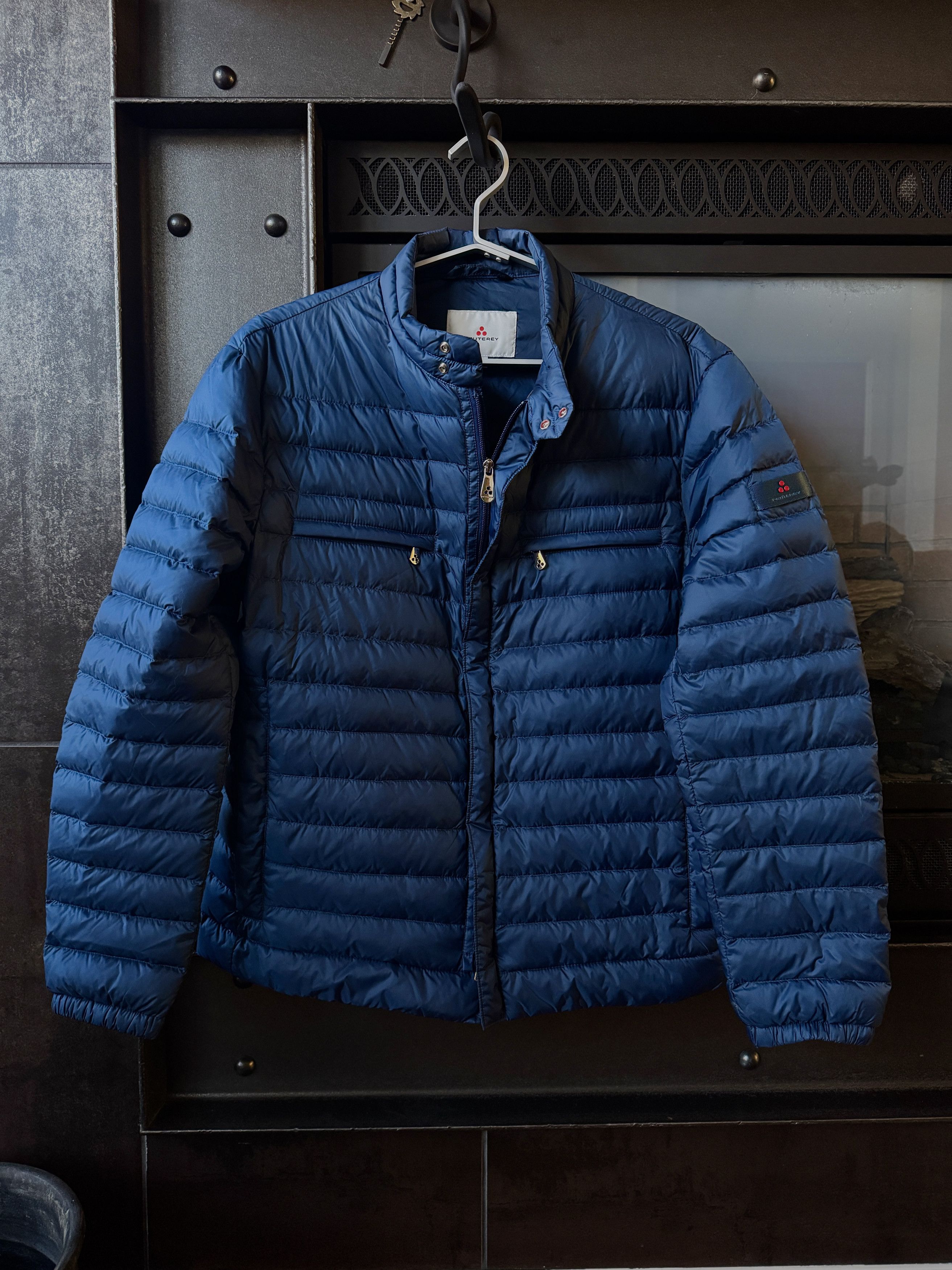 Peuterey Peuterey Genuine Goose Down Light Bomber Jacket Size US XL / EU 56 / 4 - 1 Thumbnail