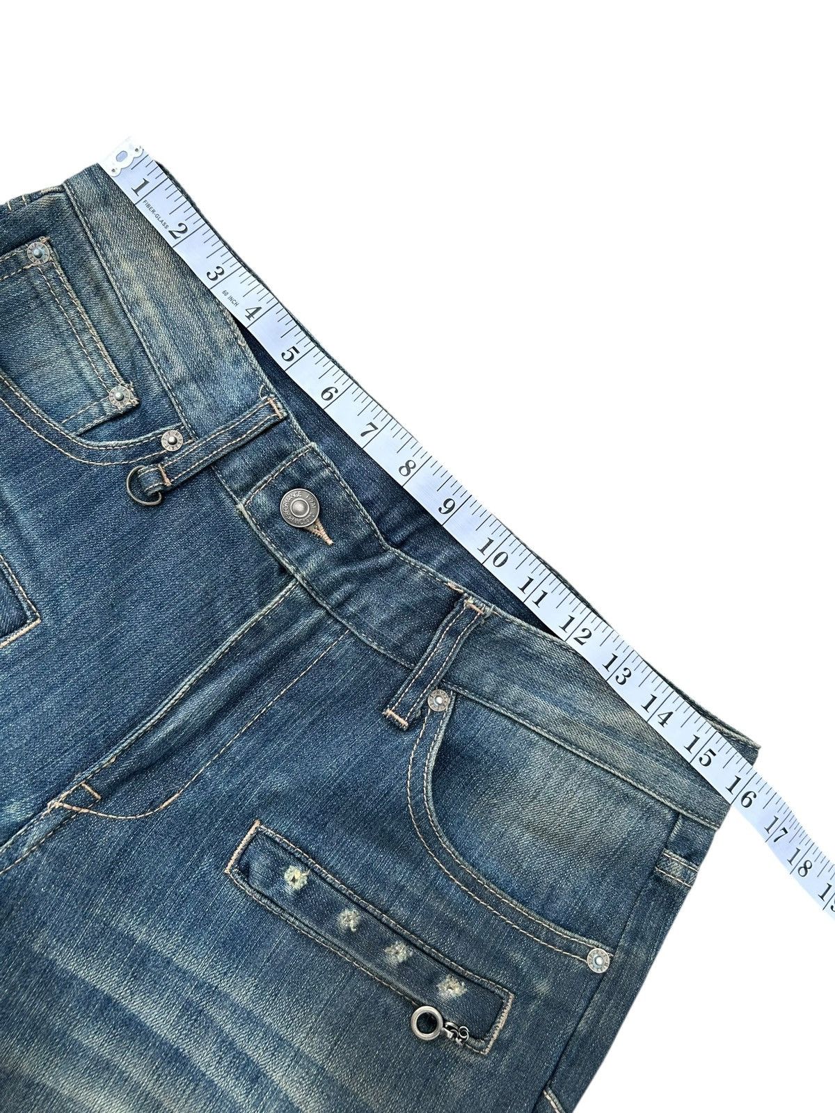 Kapital PPFM Japanese Punk Bondage Style Denim Jeans Size US 32 / EU 48 - 17 Thumbnail