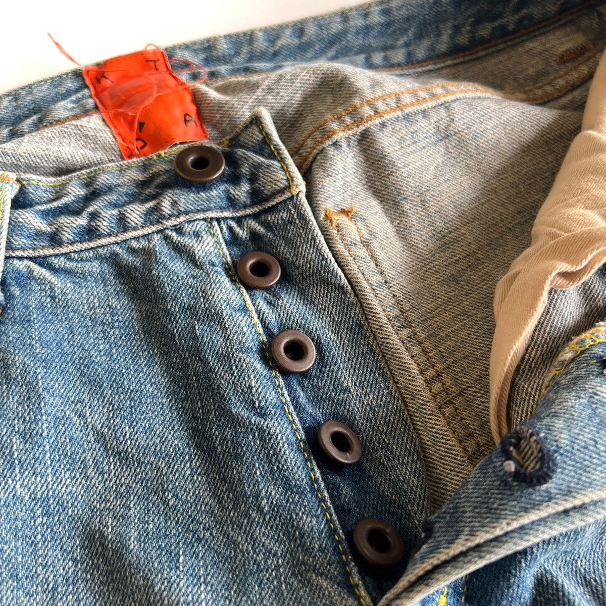 Japanese Brand Kato Selvedge Denim Size US 31 - 3 Thumbnail