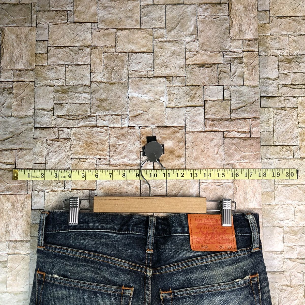 Levi's 502 Classic Levis Blue Jeans denim Pants #7568 Size US 31 - 16 Thumbnail
