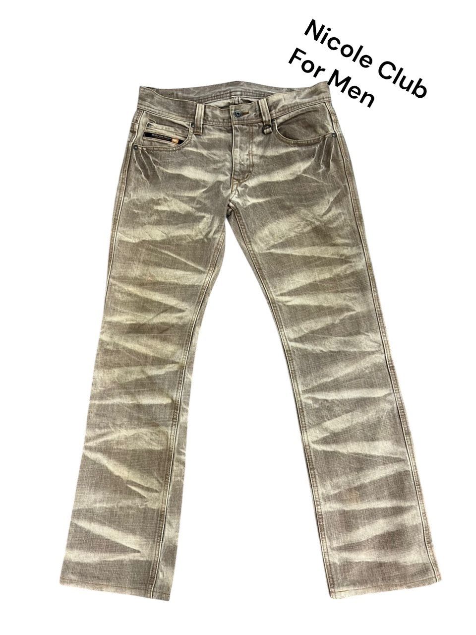 Nicole Club Nicole Club For Men Mudwash Denim Size US 33 - 1 Thumbnail