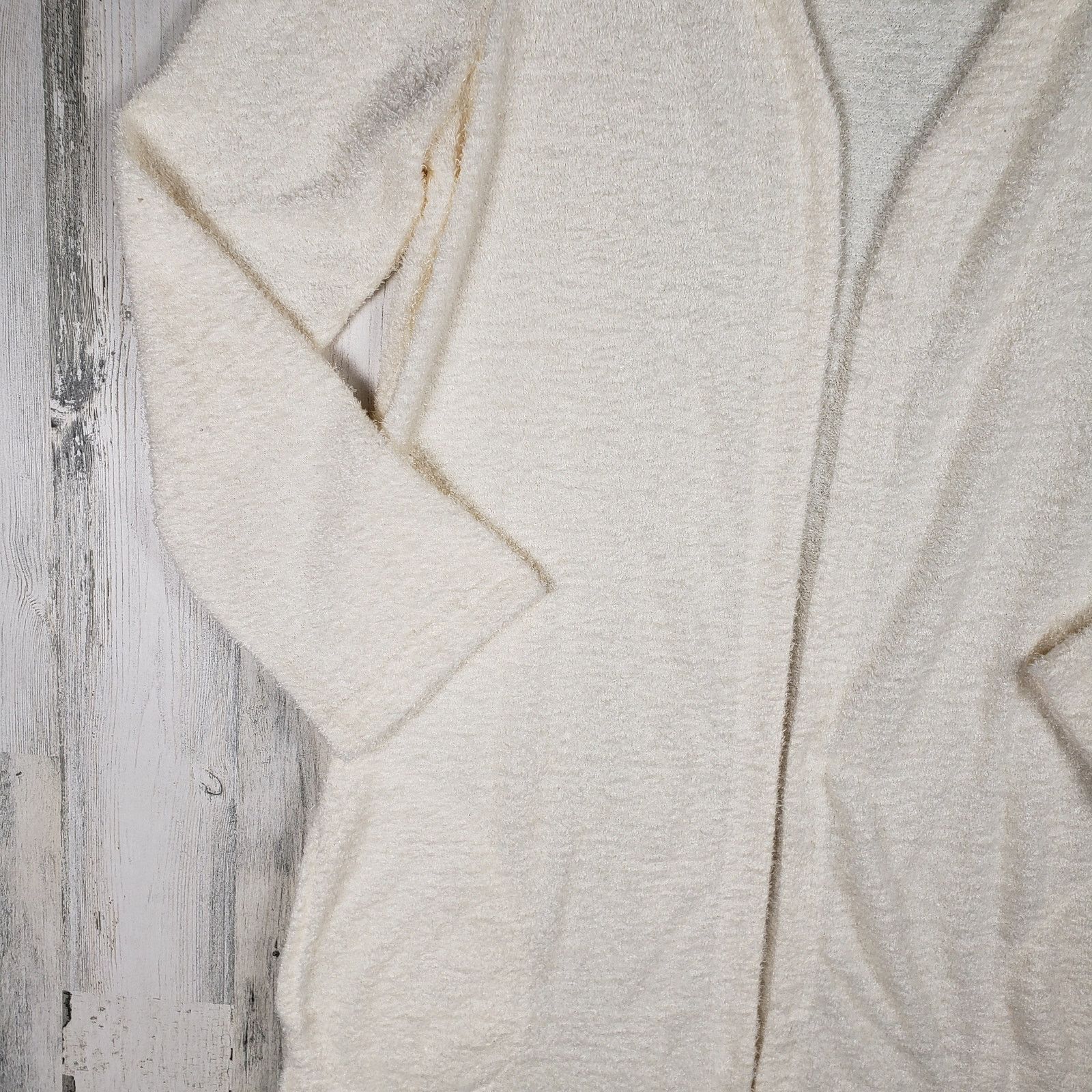 Other NWT Ambrielle Pristine Ivory Open Front House Coat Small Size S / US 4 / IT 40 - 4 Thumbnail