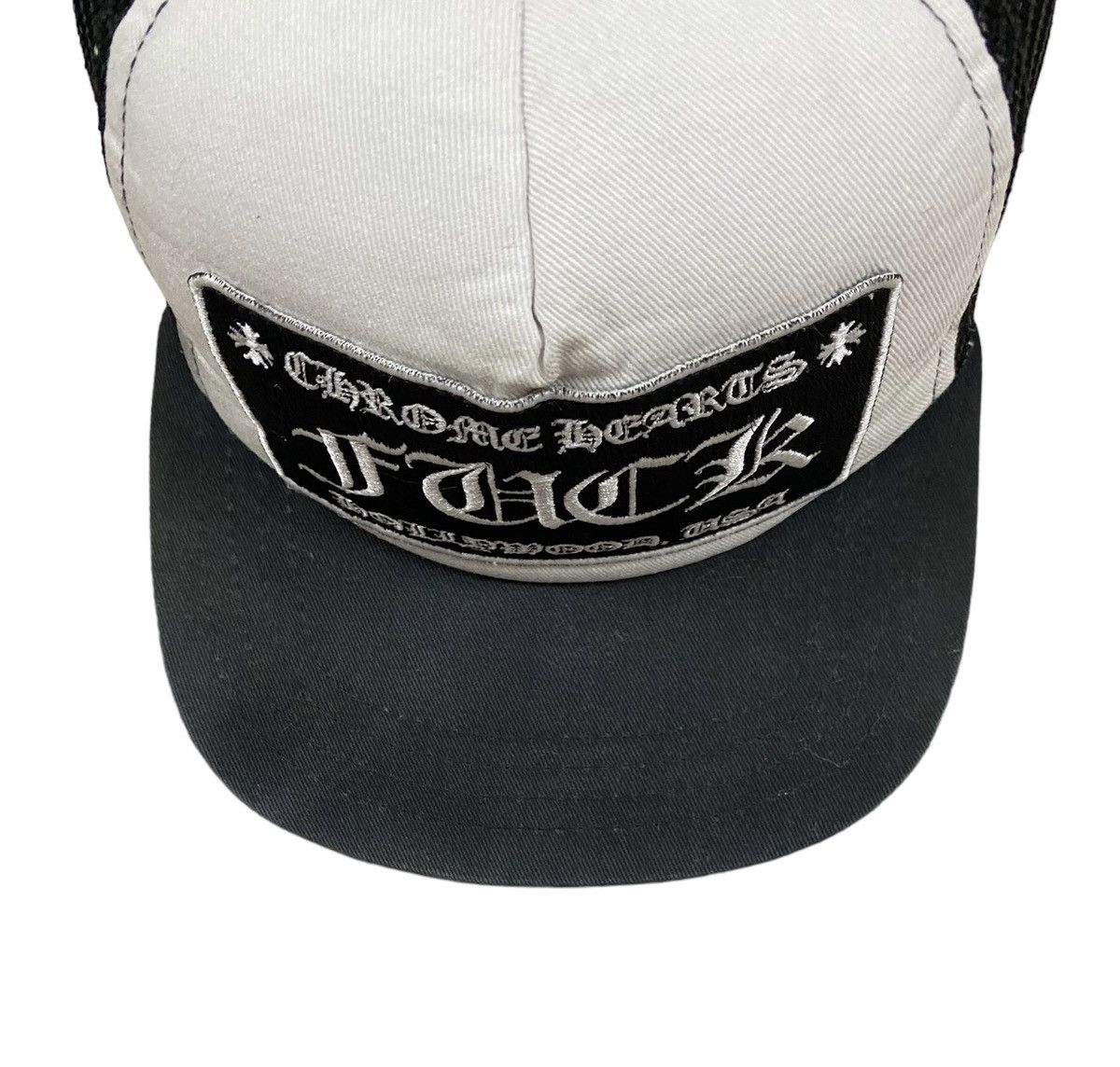 Chrome Hearts Chrome Hearts Fuck Hollywood Usa Trucker Cap Made In Usa Size ONE SIZE - 12 Thumbnail