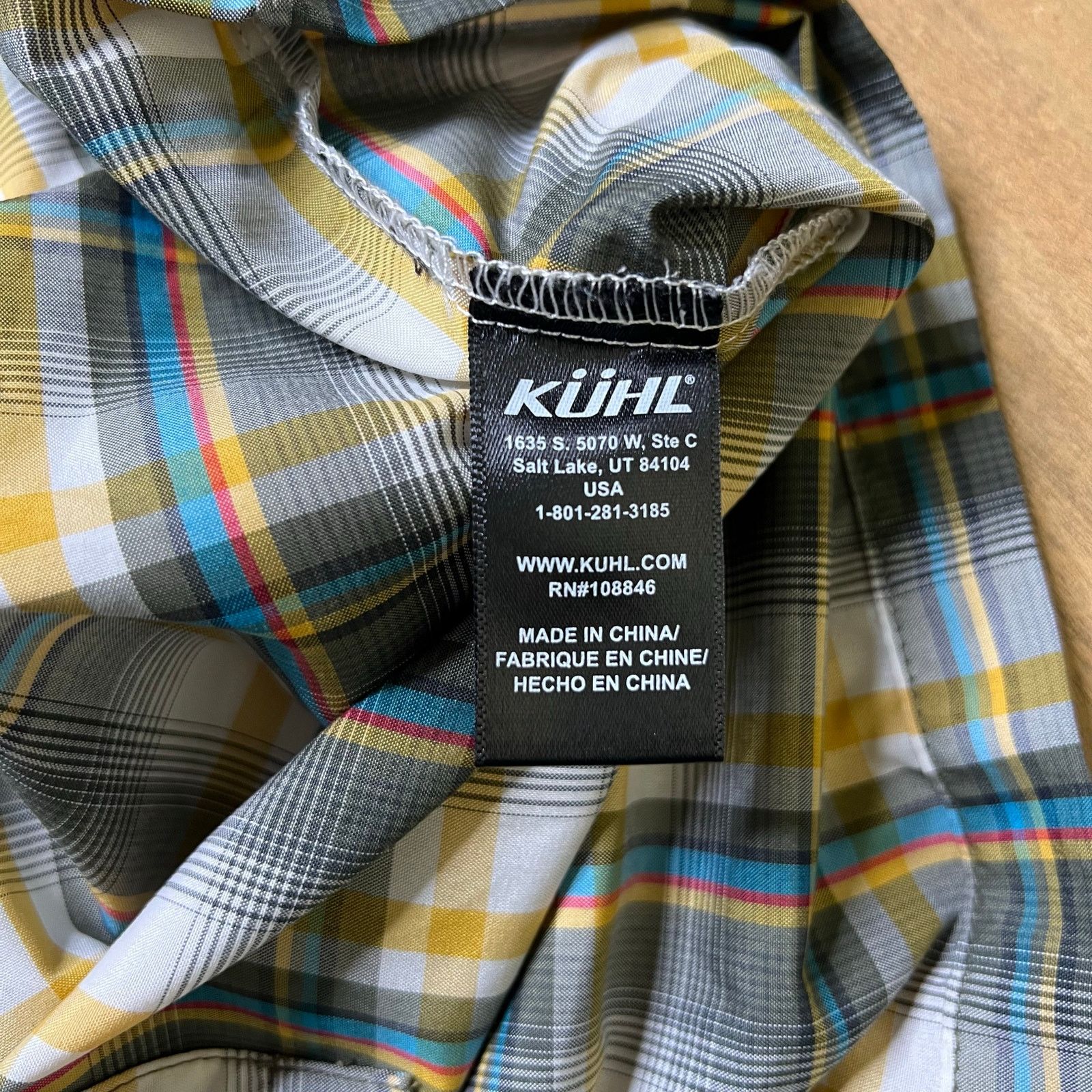 Kuhl Kuhl Response Plaid Short Sleeve Shirt Mens Sz M Outdoor Size US M / EU 48-50 / 2 - 4 Thumbnail