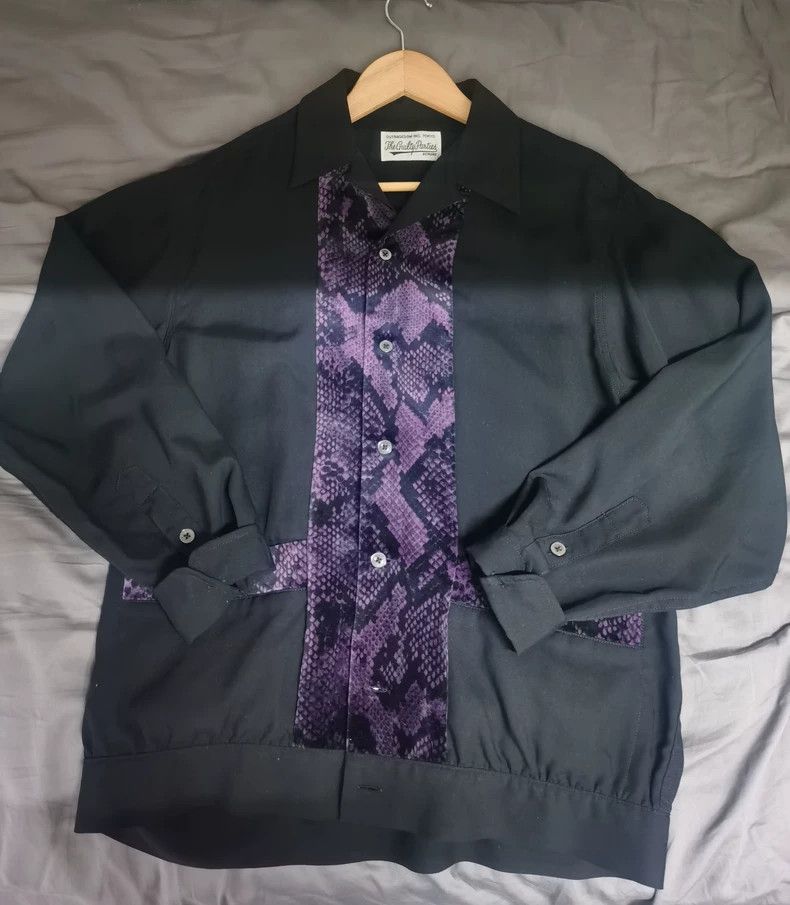Wacko Maria WACKO MARIA Two Tone Open Collar Shirt- DMC Size US M / EU 48-50 / 2 - 1 Thumbnail
