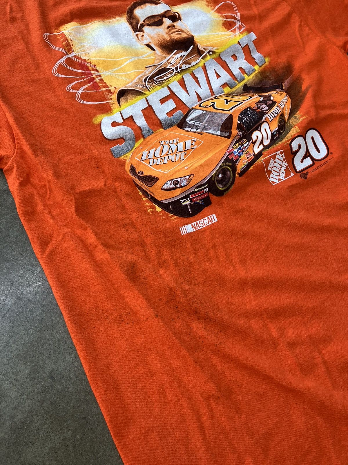 NASCAR × Vintage Vintage 2008 Tony Stewart Home Depot Sponsor Daytona Large Size US L / EU 52-54 / 3 - 6 Thumbnail