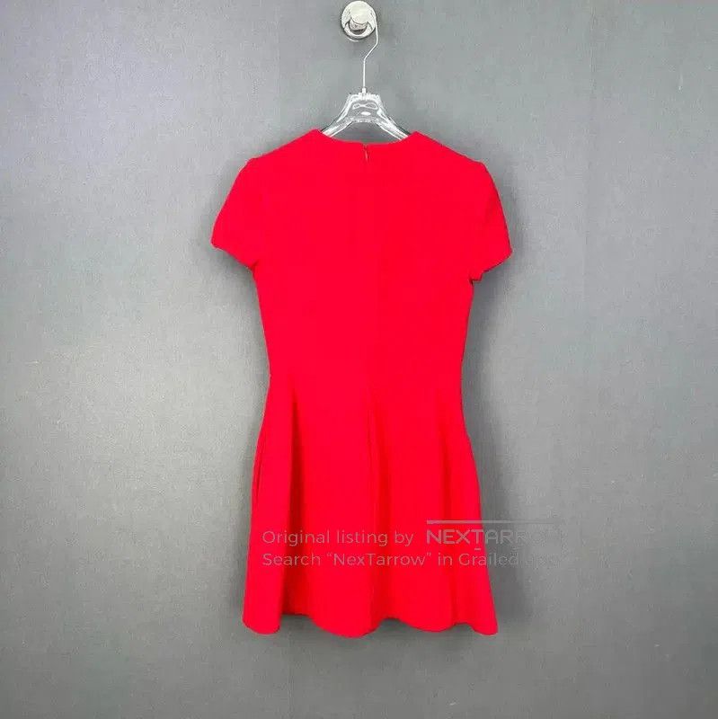 Dior Dior Red Cotton Short Dress . Size XXS / US 00 / IT 34 - 2 Thumbnail