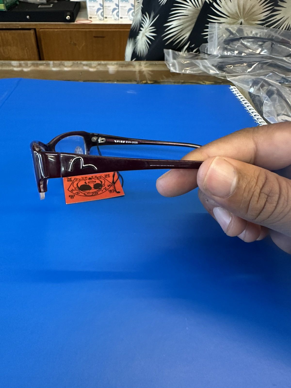 Evisu Y2K Evisu Japan EVH-2025 56🛑16-135 Frames Size ONE SIZE - 5 Thumbnail
