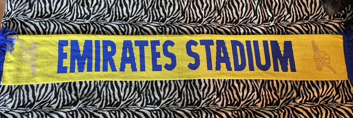 Vintage Vintage Arsenal Football Club Emirates Stadium Soccer Scarf Size ONE SIZE - 7 Thumbnail