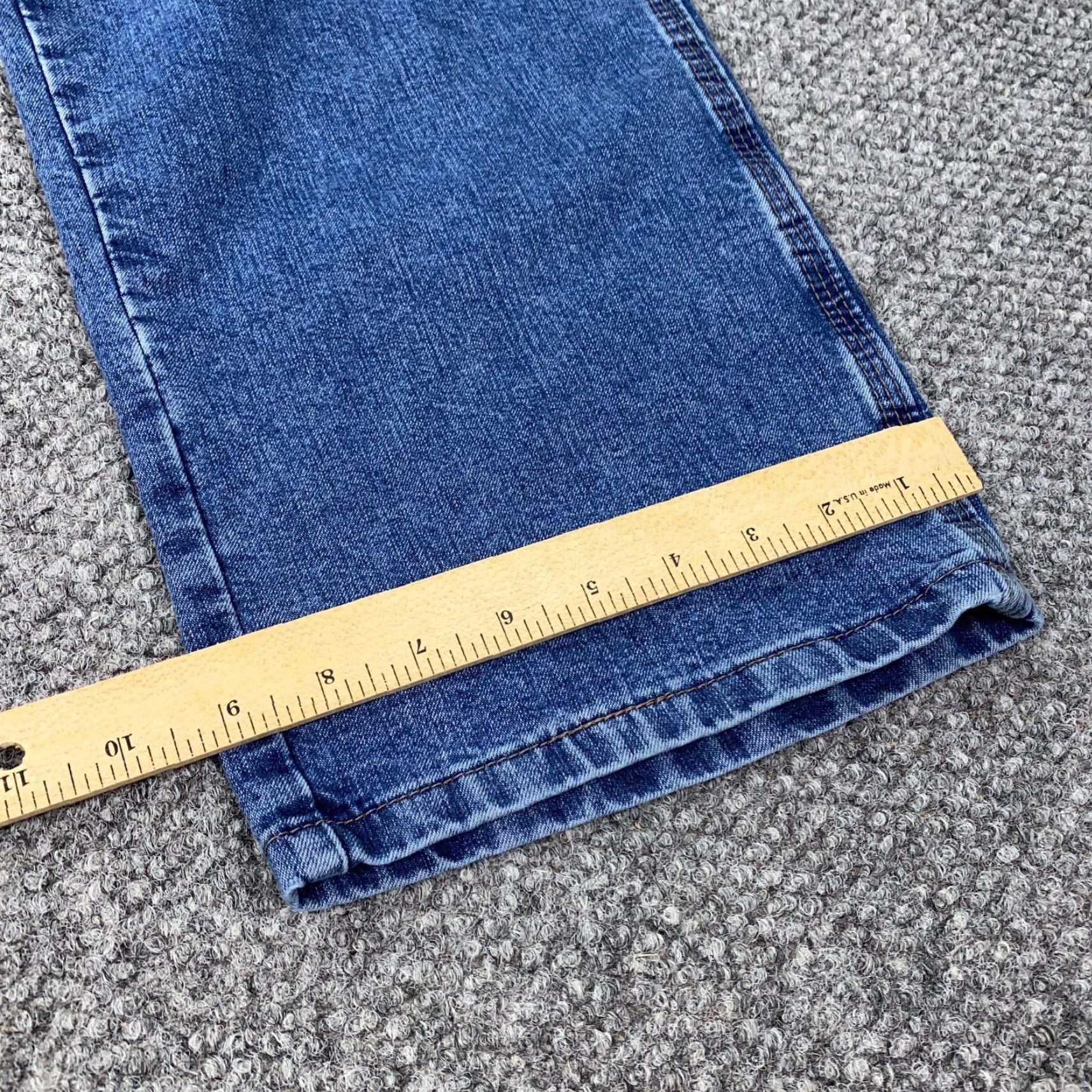Wrangler VTG Wrangler Authentics Jeans Mens 38x31 Blue Denim Straight 5-Pocket Regular Denim Jeans Mens Blue VTG Wrangler Authentics Jeans Size US 38 / EU 54 - 5 Thumbnail