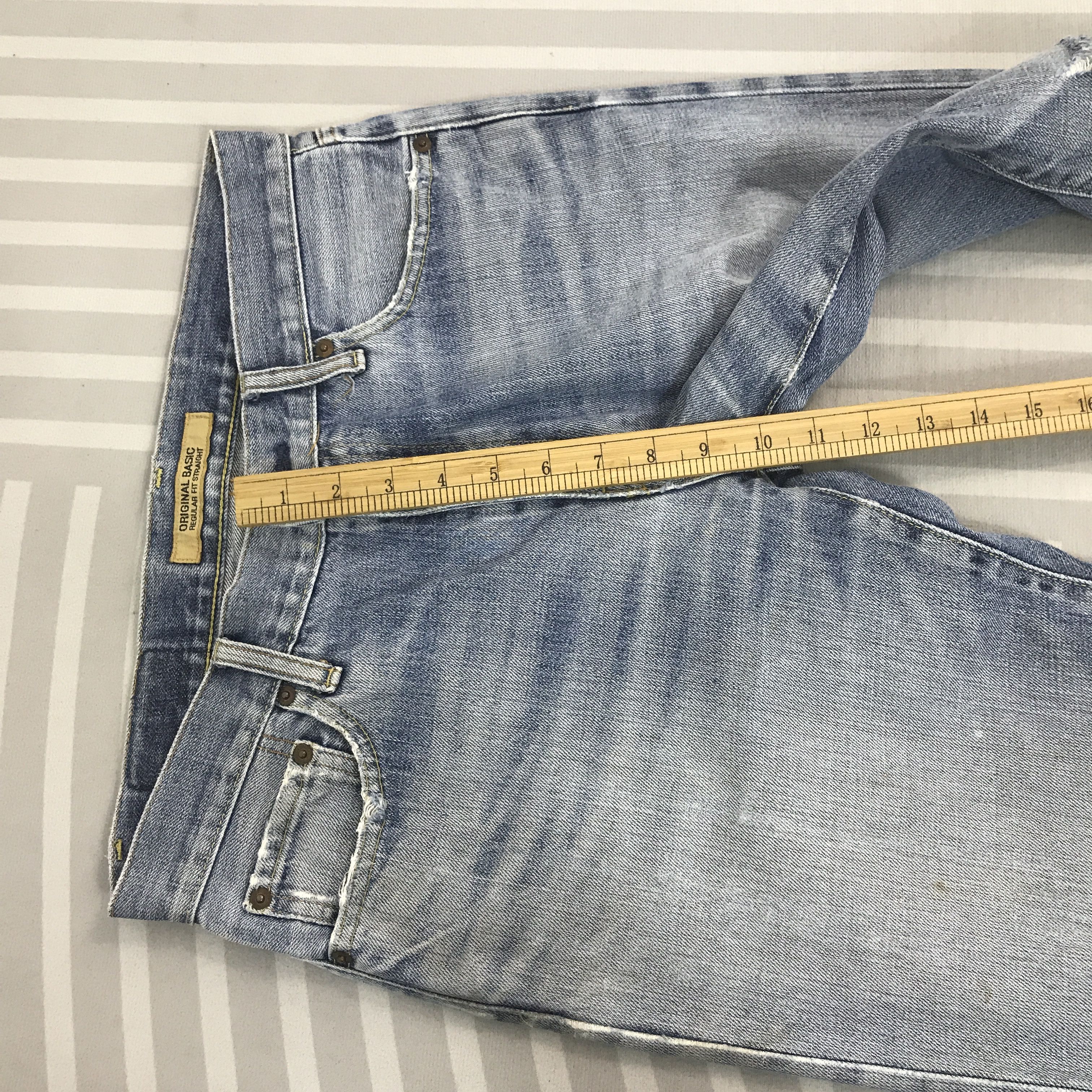 Uniqlo Vintage Uniqlo Japan Distressed Denim Pants Size US 32 / EU 48 - 8 Thumbnail