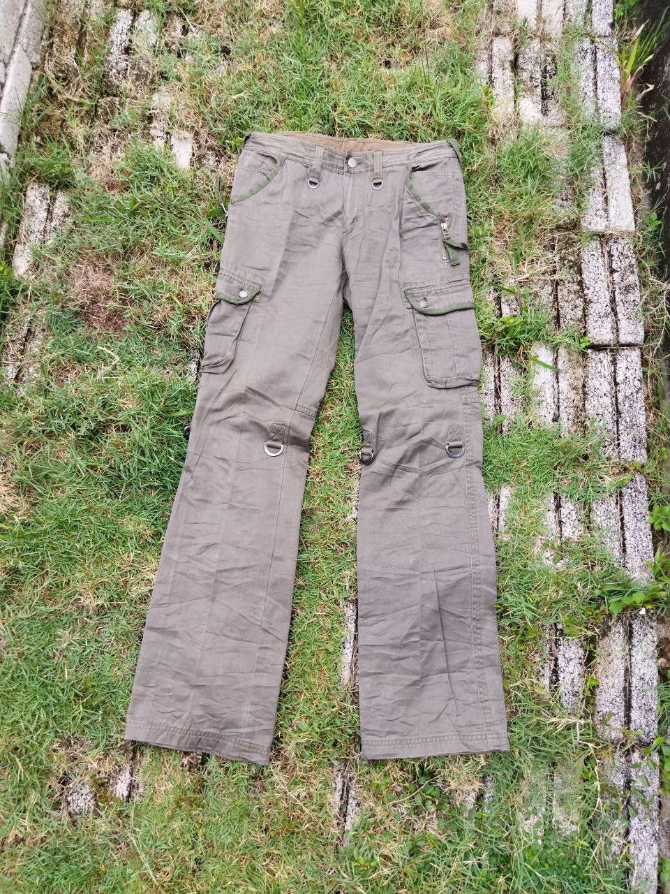 Tornado Mart Tornado Mart Japan Flared Cargo Pants - Size L Size US 32 / EU 48 - 2 Thumbnail