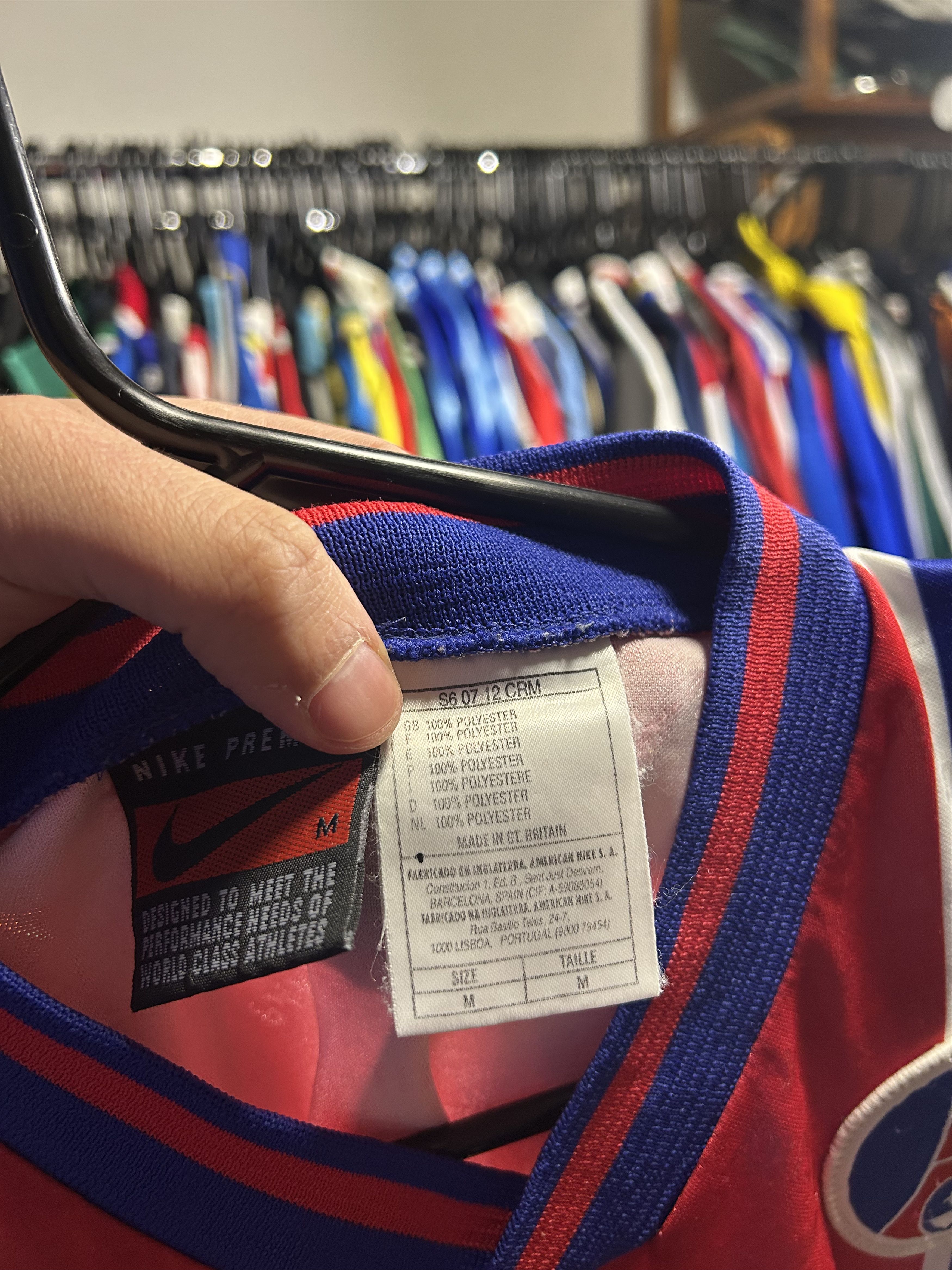 Nike Psg 1995/96 Home Jersey Size US M / EU 48-50 / 2 - 3 Thumbnail