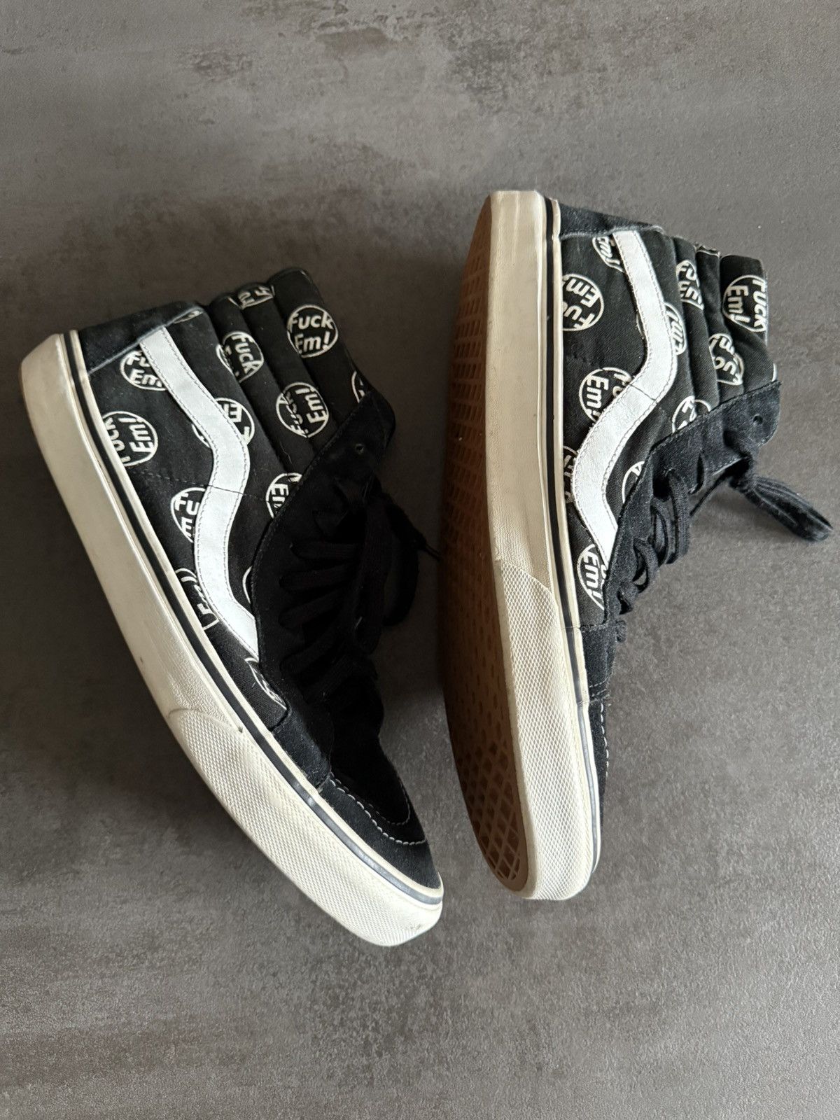 Supreme VANS Sk8-Hi ブラック/レッド Fuck Em Supreme X Vans (F#$k Em! Pack) - Releases