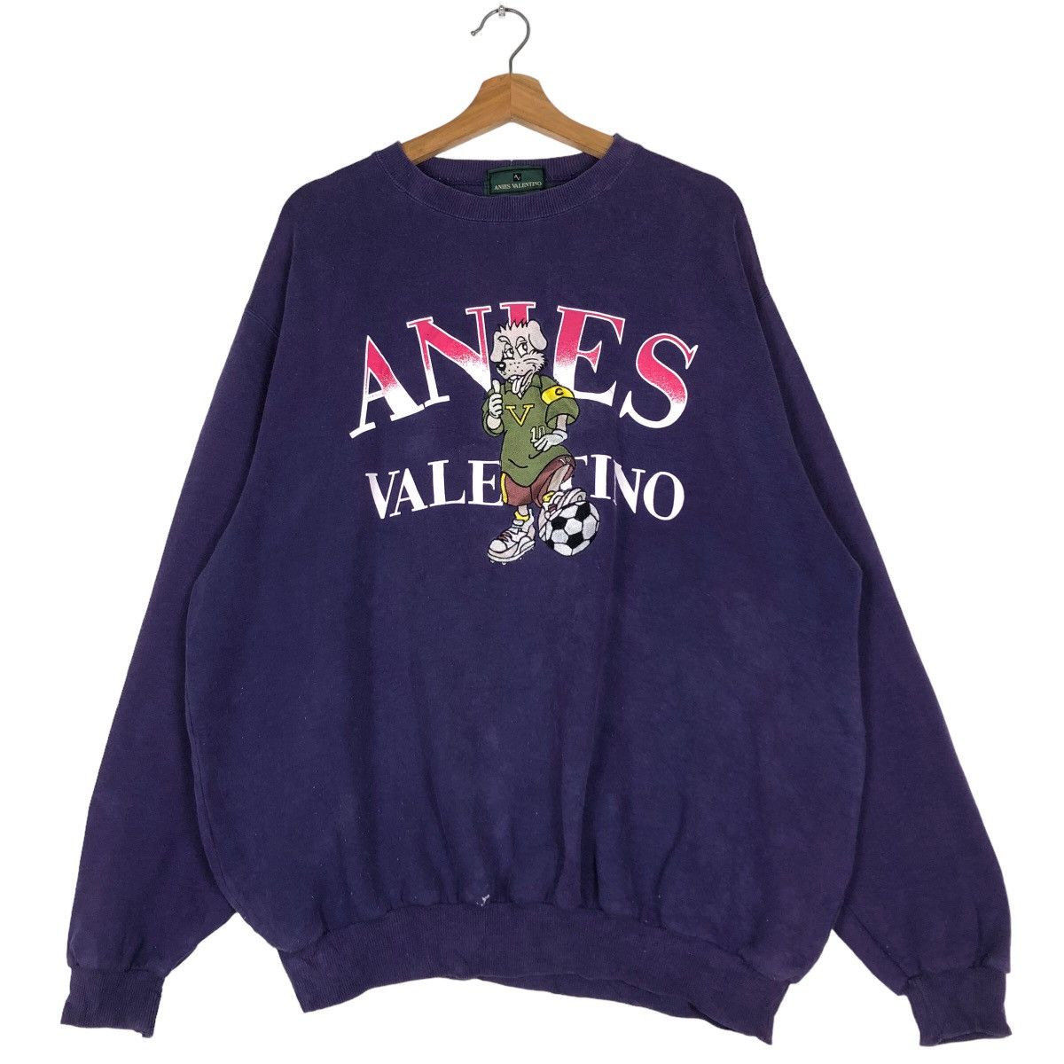 Japanese Brand 🔥Vintage Anies Valentino Sweatshirt Crewneck Cartoon Big Size US L / EU 52-54 / 3 - 1 Thumbnail